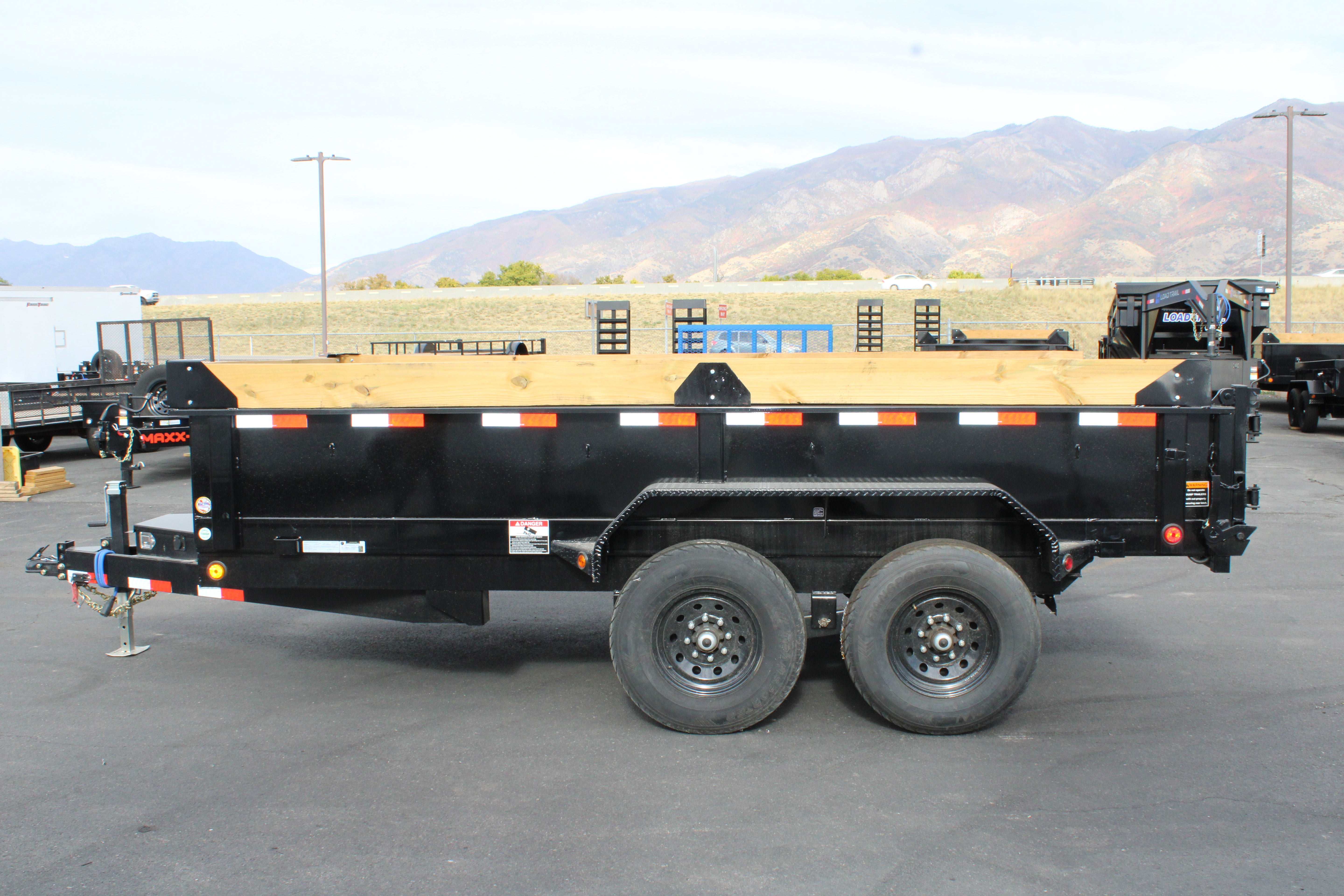 2024 Load Trail 83" x 14' Dump Trailer W/ Wood Extensions