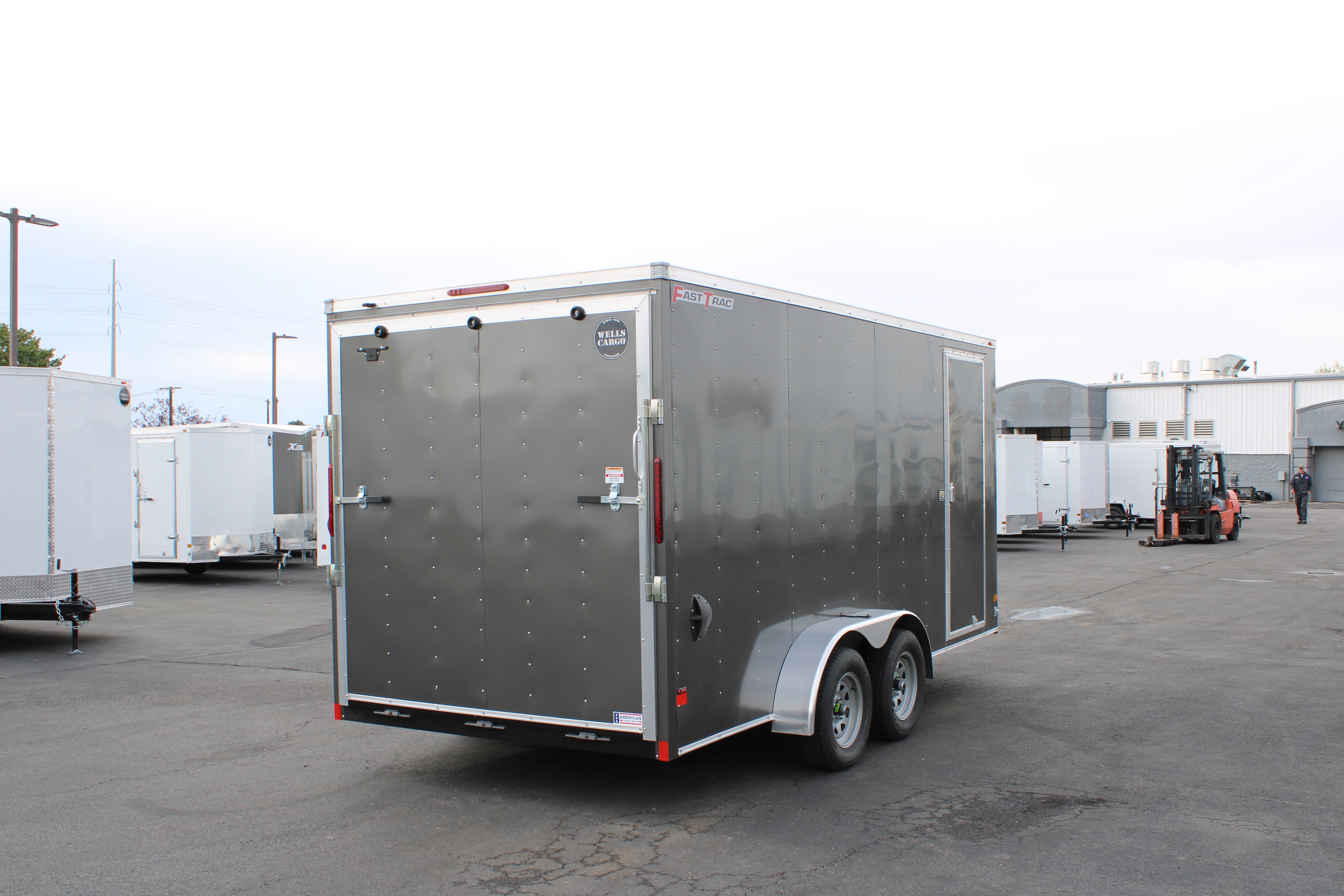 2025 Wells Cargo 7 x 16 Deluxe enclosed Trailer