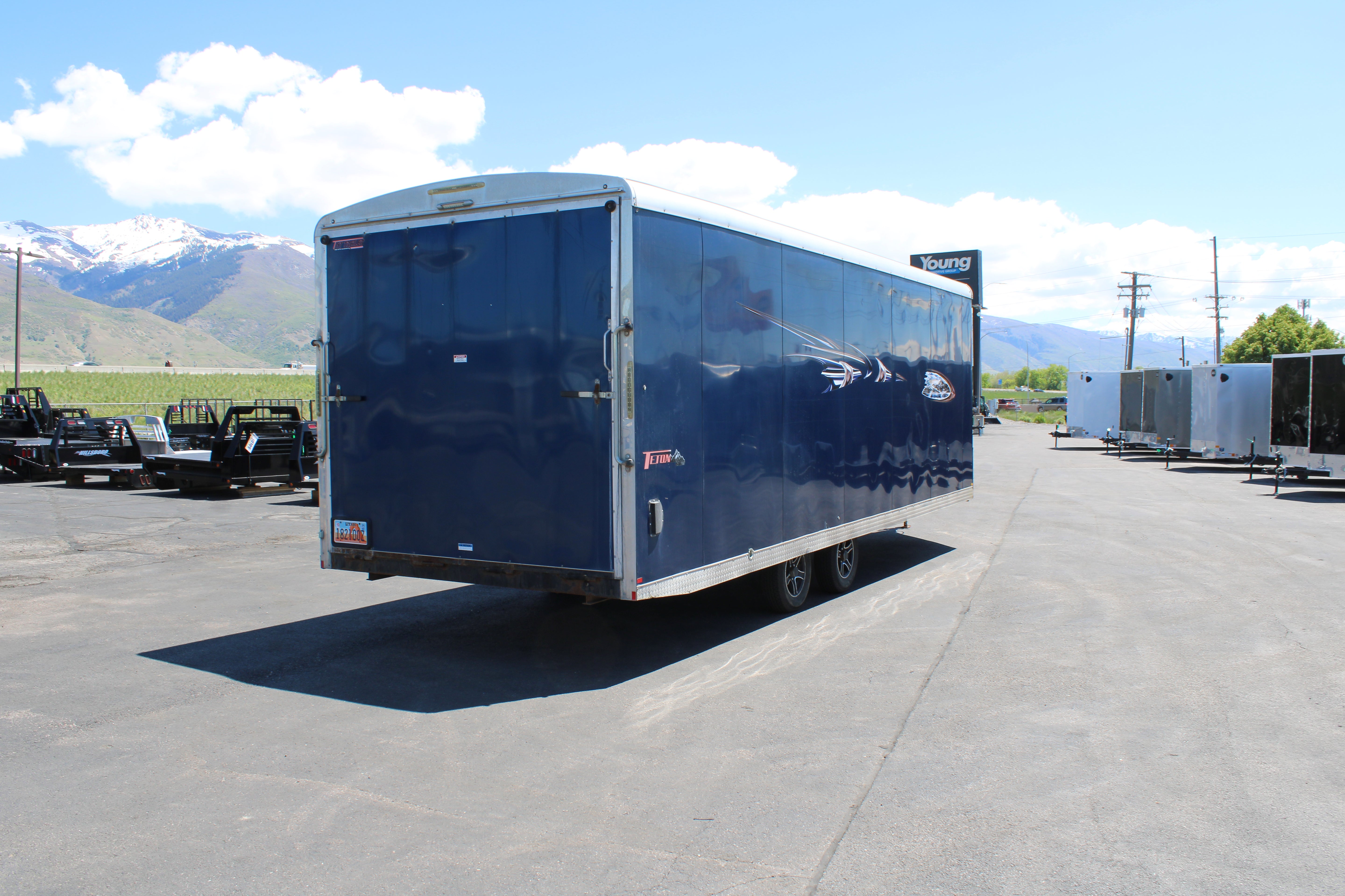TETON 28' SNOWMOBILE TRAILER