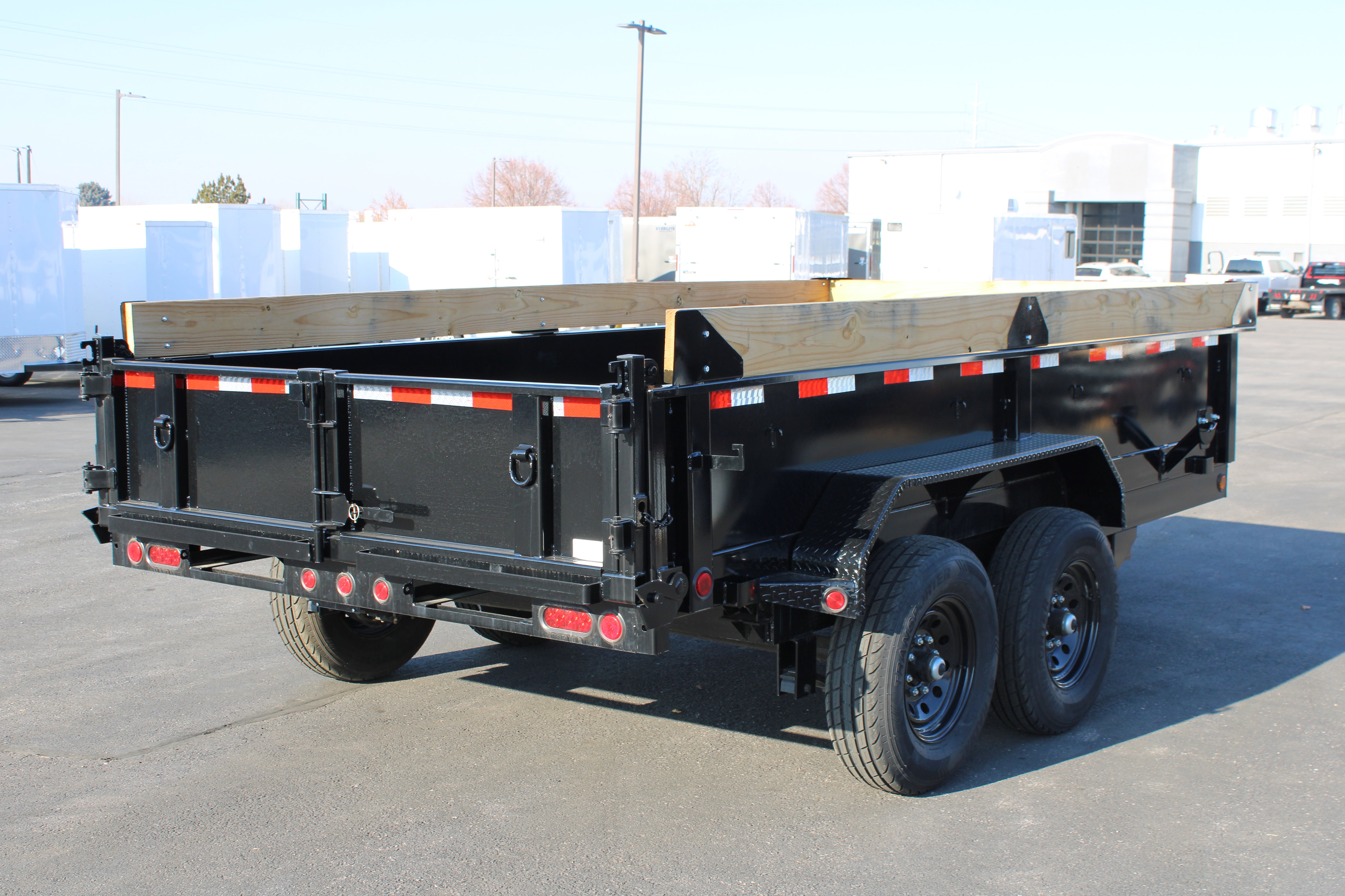 2024 Load Trail 83" x 14' Dump Trailer W/ Wood Extensions