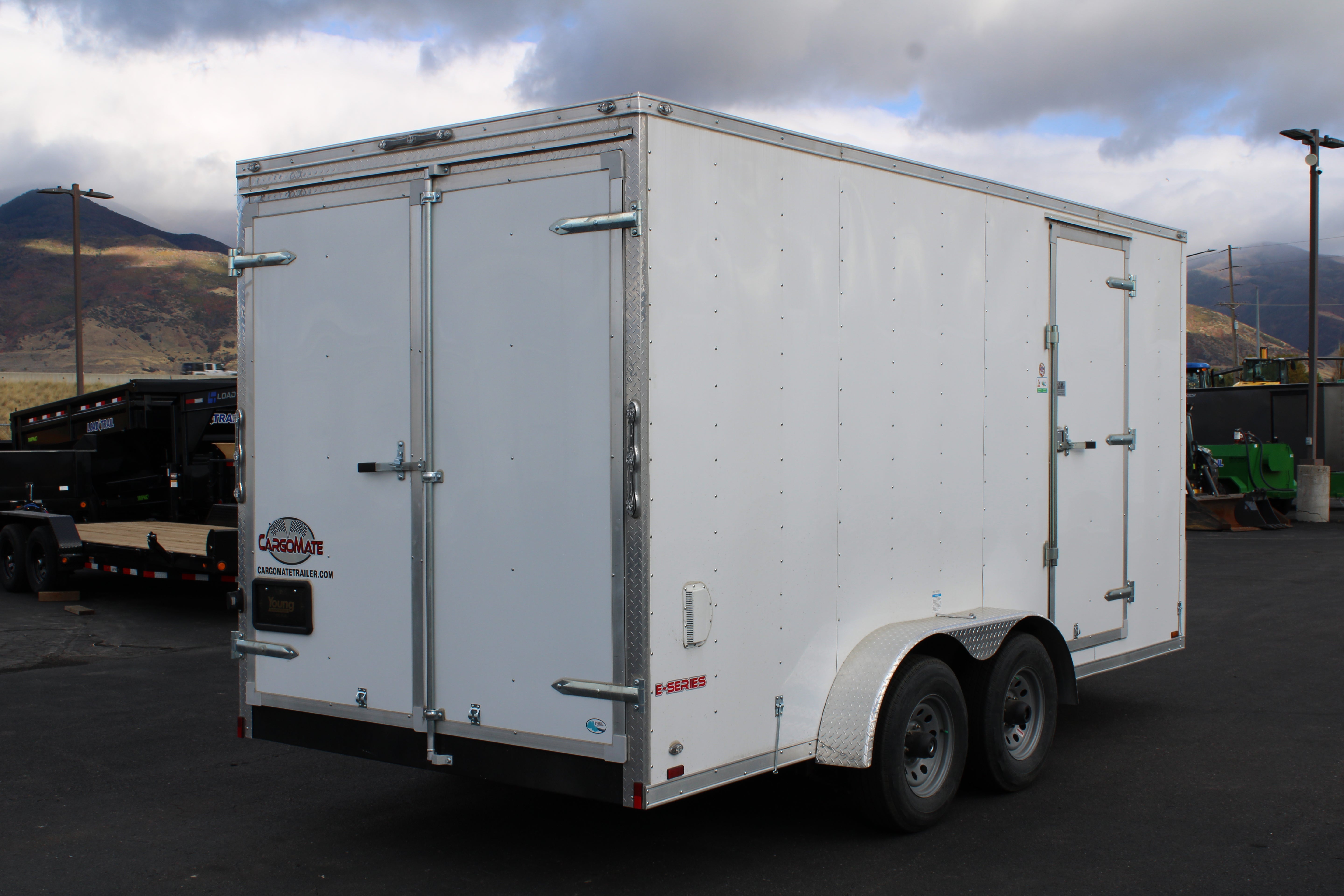 2024 Cargo Mate 7 x 16 Enclosed Trailer W/ Barn Door