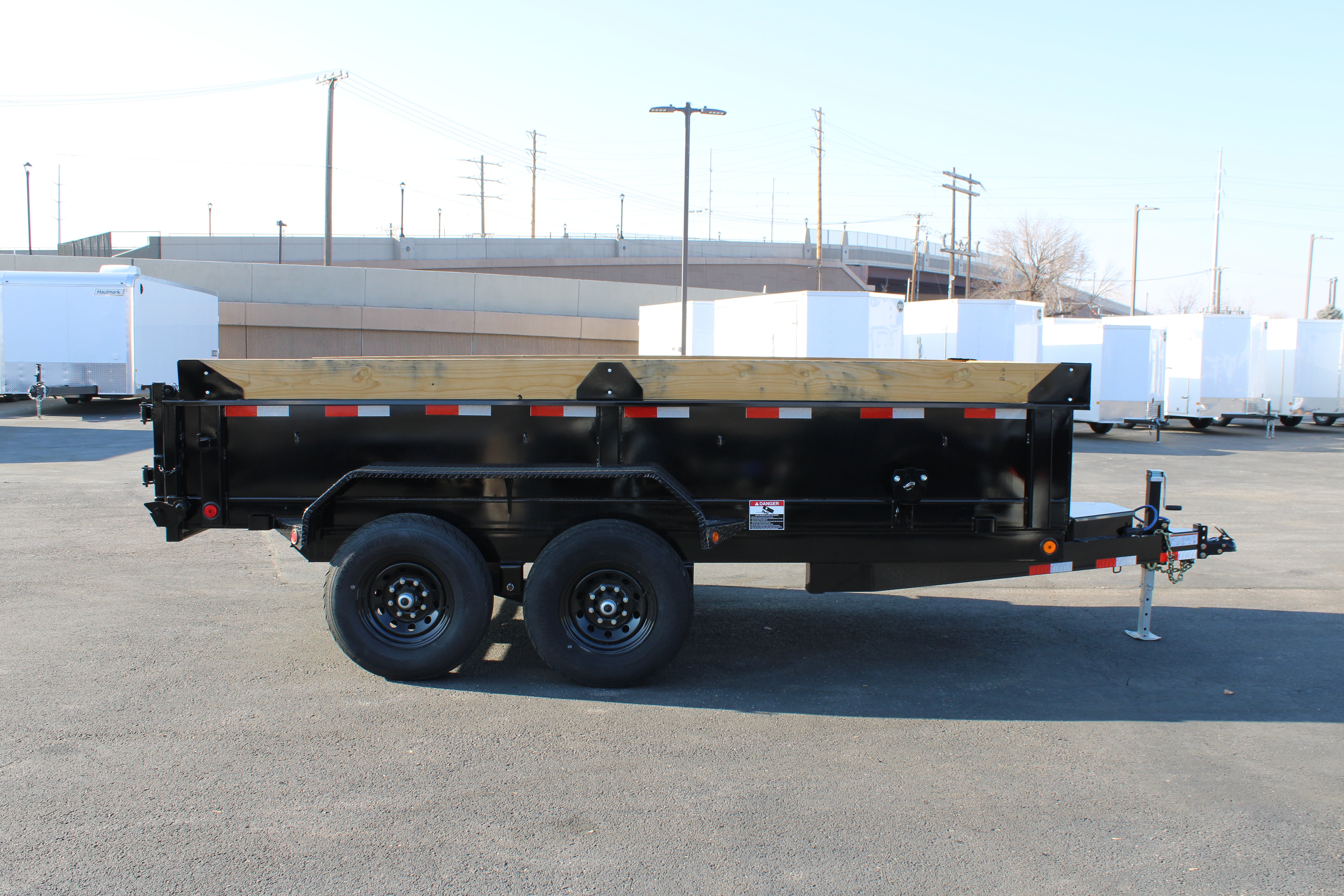 2024 Load Trail 83" x 14' Dump Trailer W/ Wood Extensions