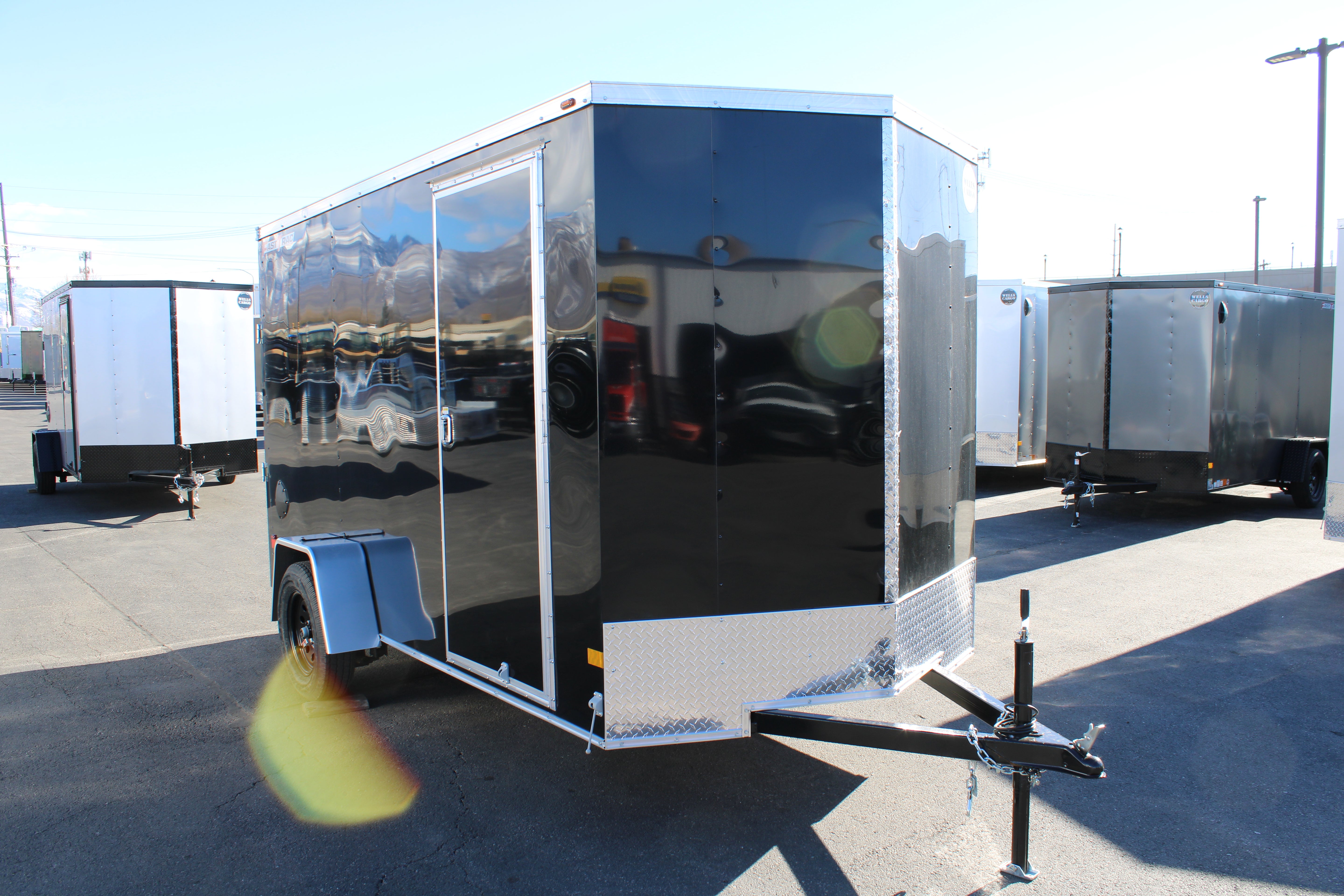 2025 Wells Cargo 6 x 12 Deluxe Enclosed Trailer