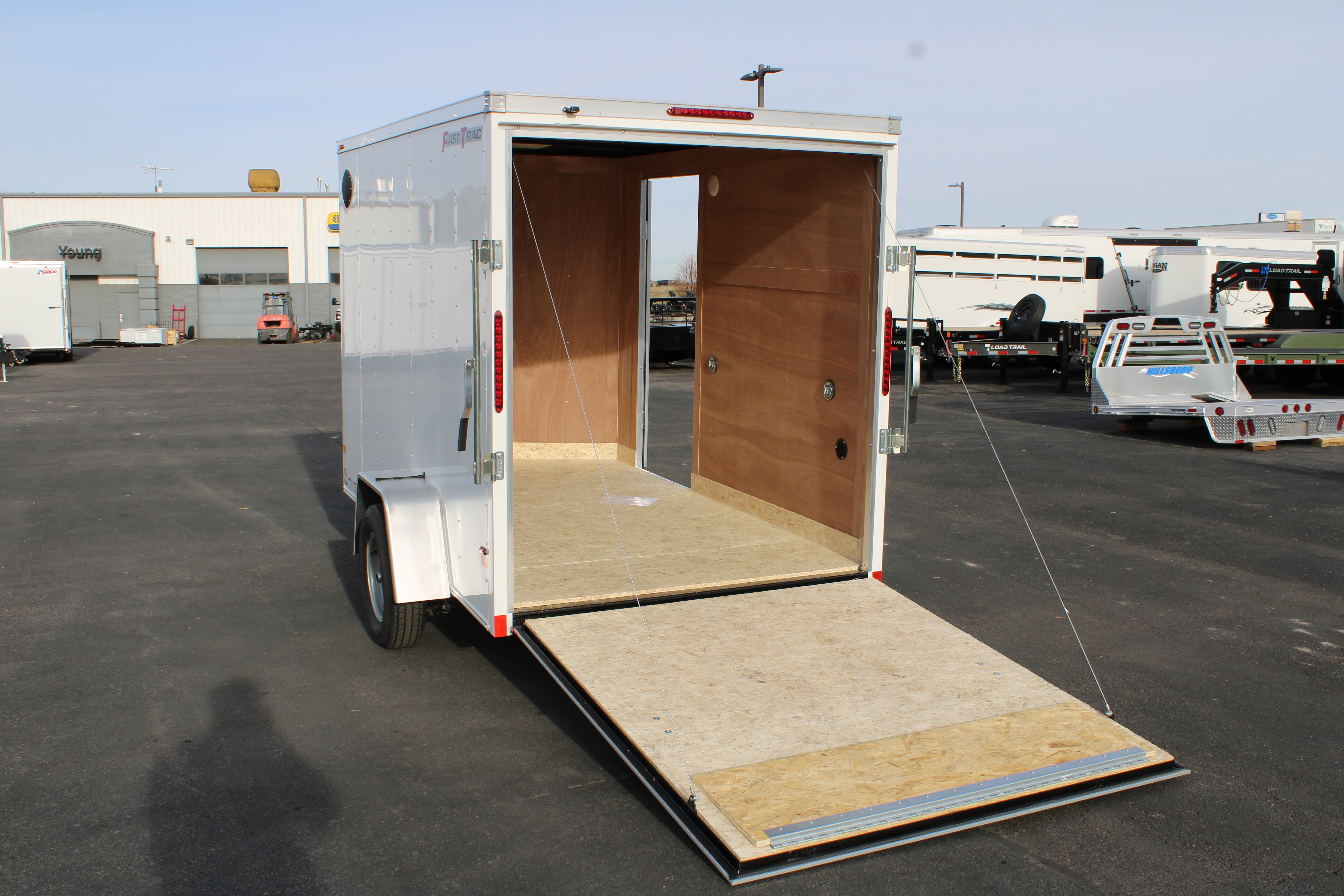 2025 Wells Cargo 6 x 10 Enclosed Trailer