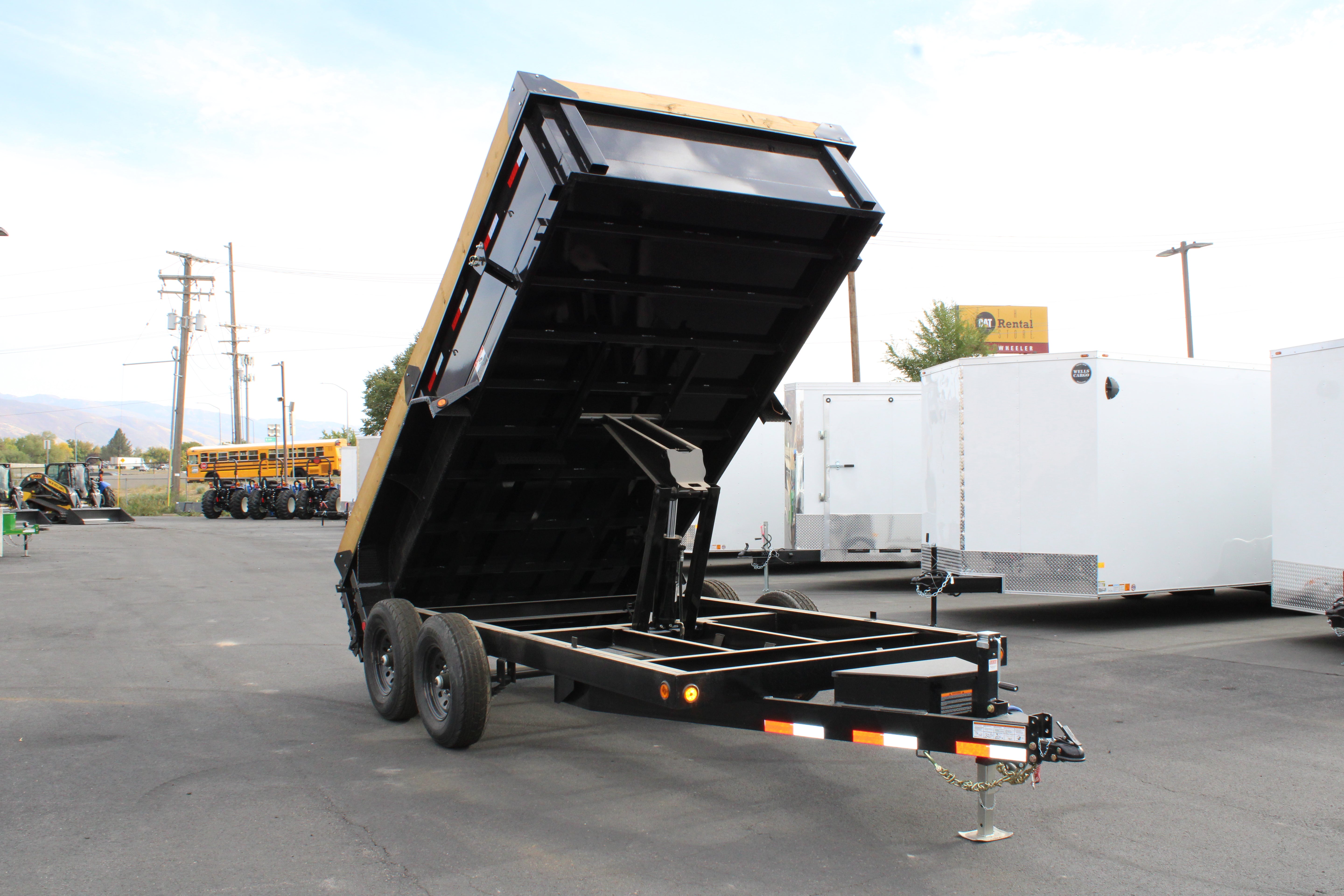 2024 Load Trail 83" x 14' Dump Trailer W/ Wood Extensions