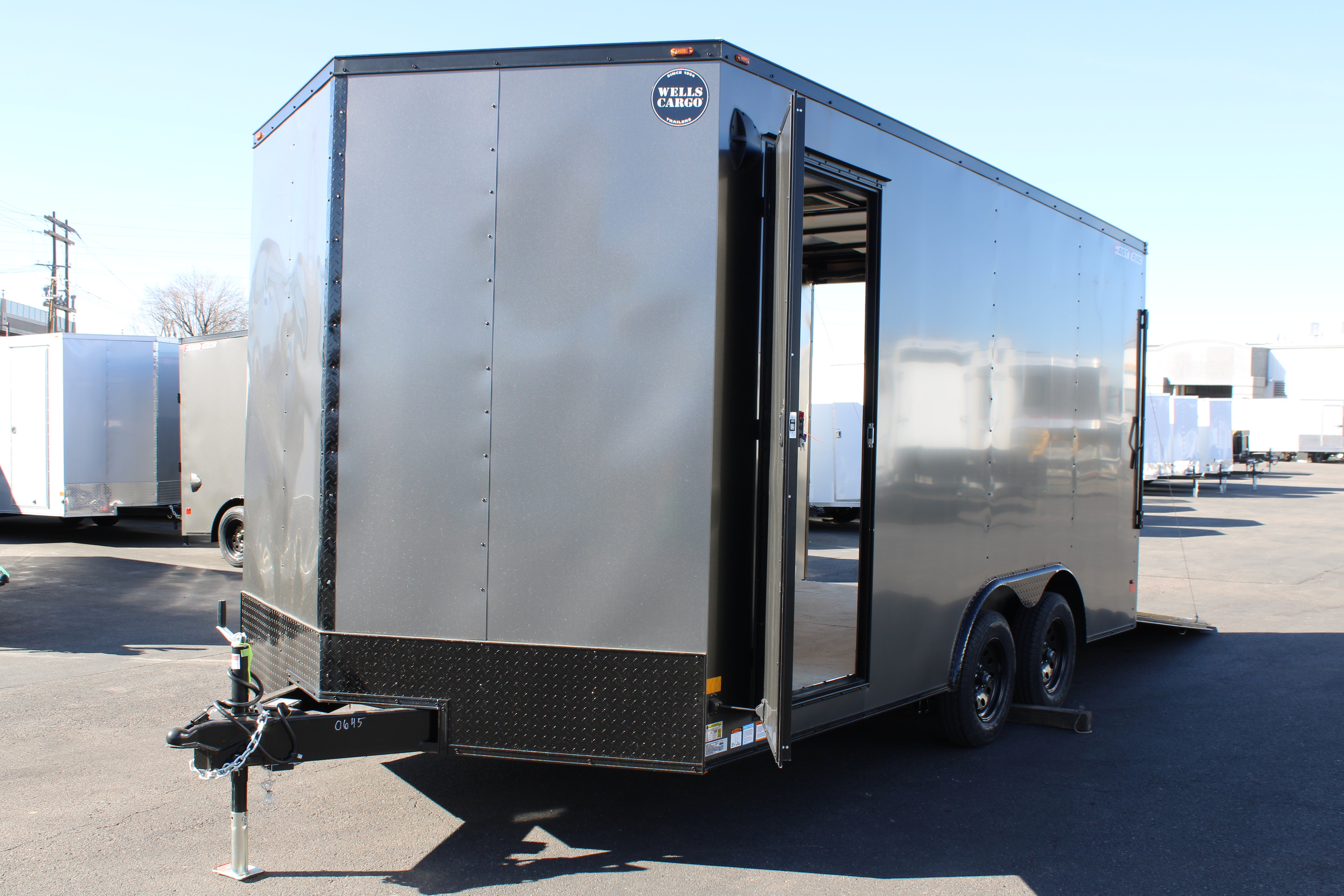 Wells Cargo 8.5 x 16 Deluxe Enclosed Trailer