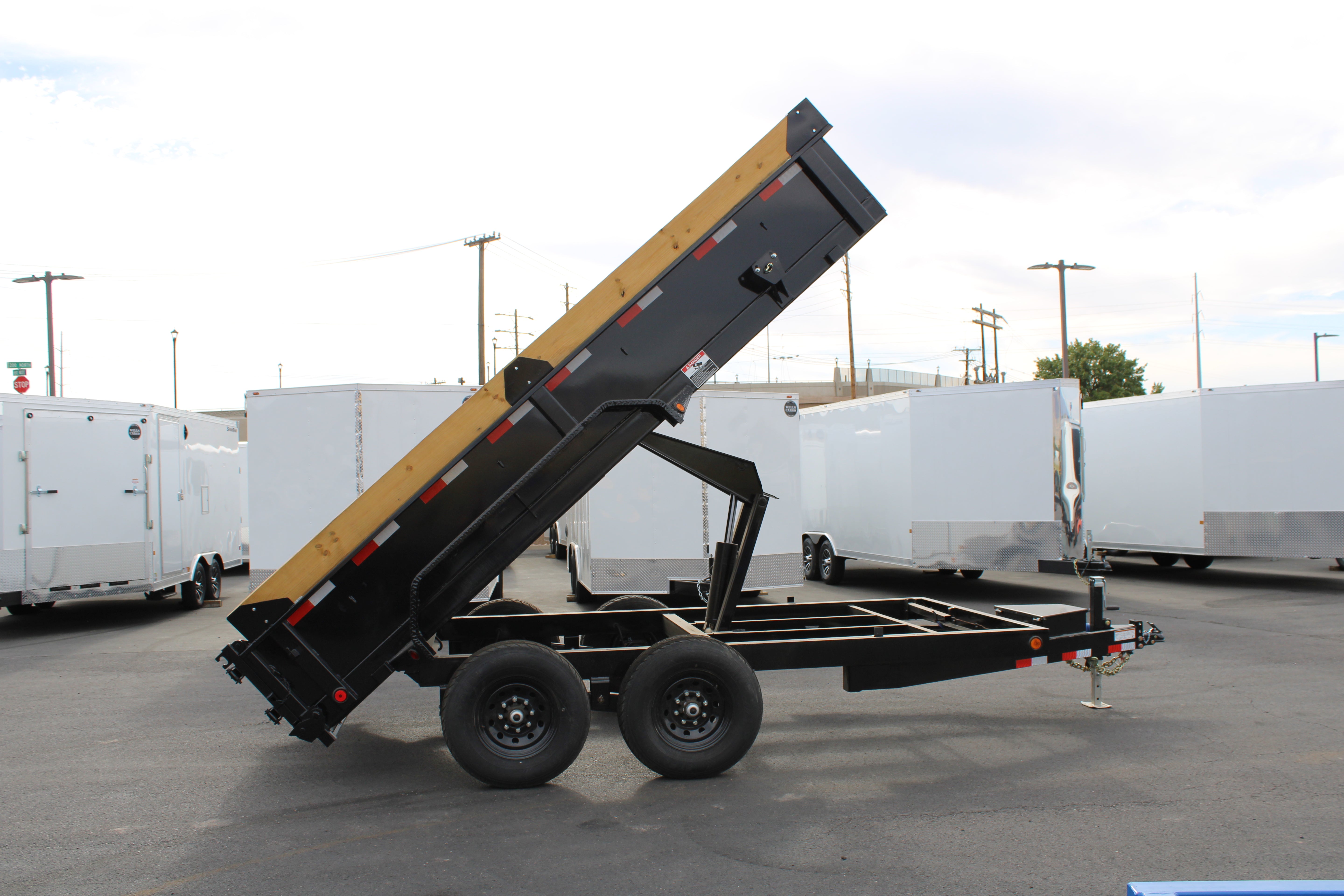 2024 Load Trail 83" x 14' Dump Trailer W/ Wood Extensions