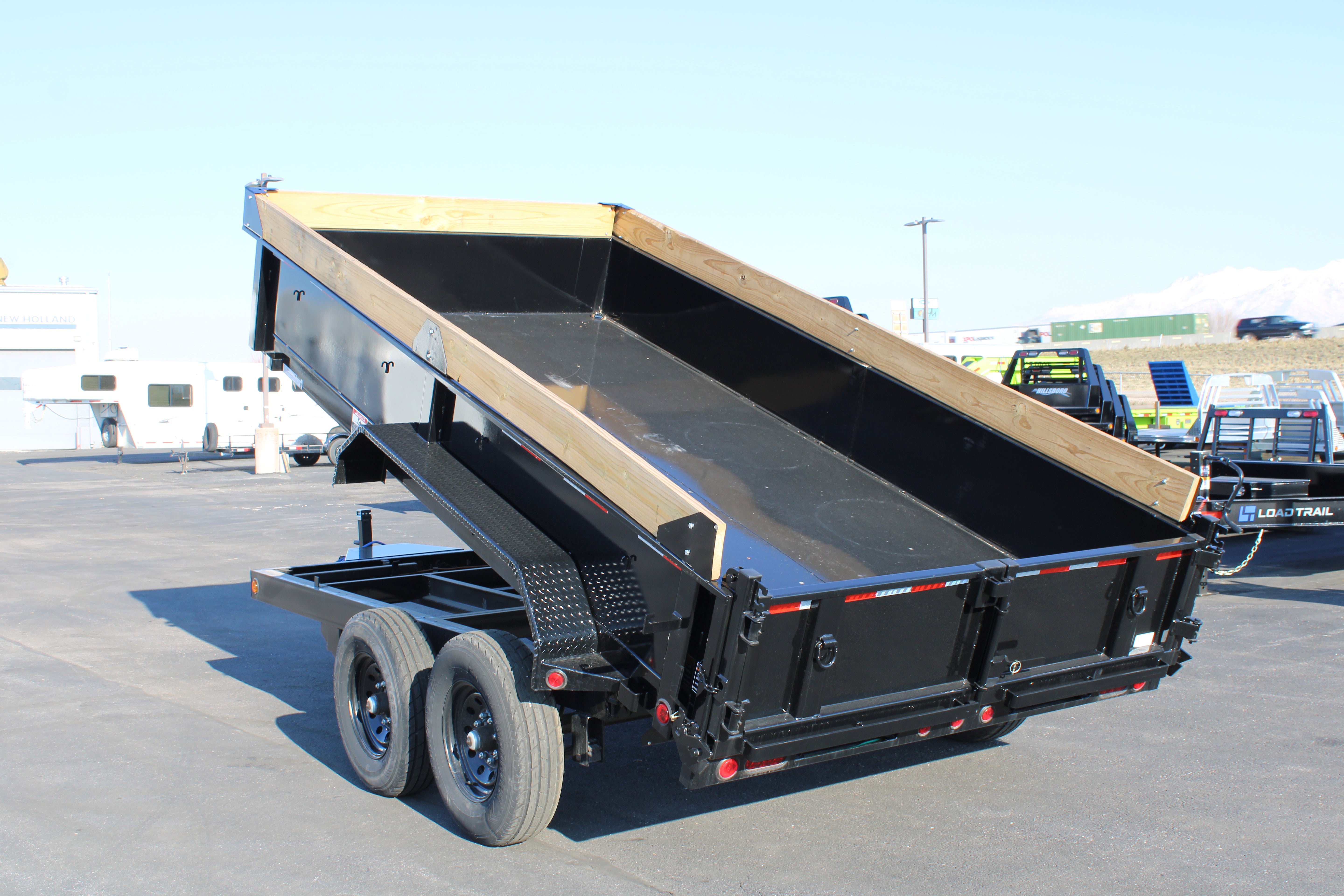 2024 Load Trail 83" x 14' Dump Trailer W/ Wood Extensions