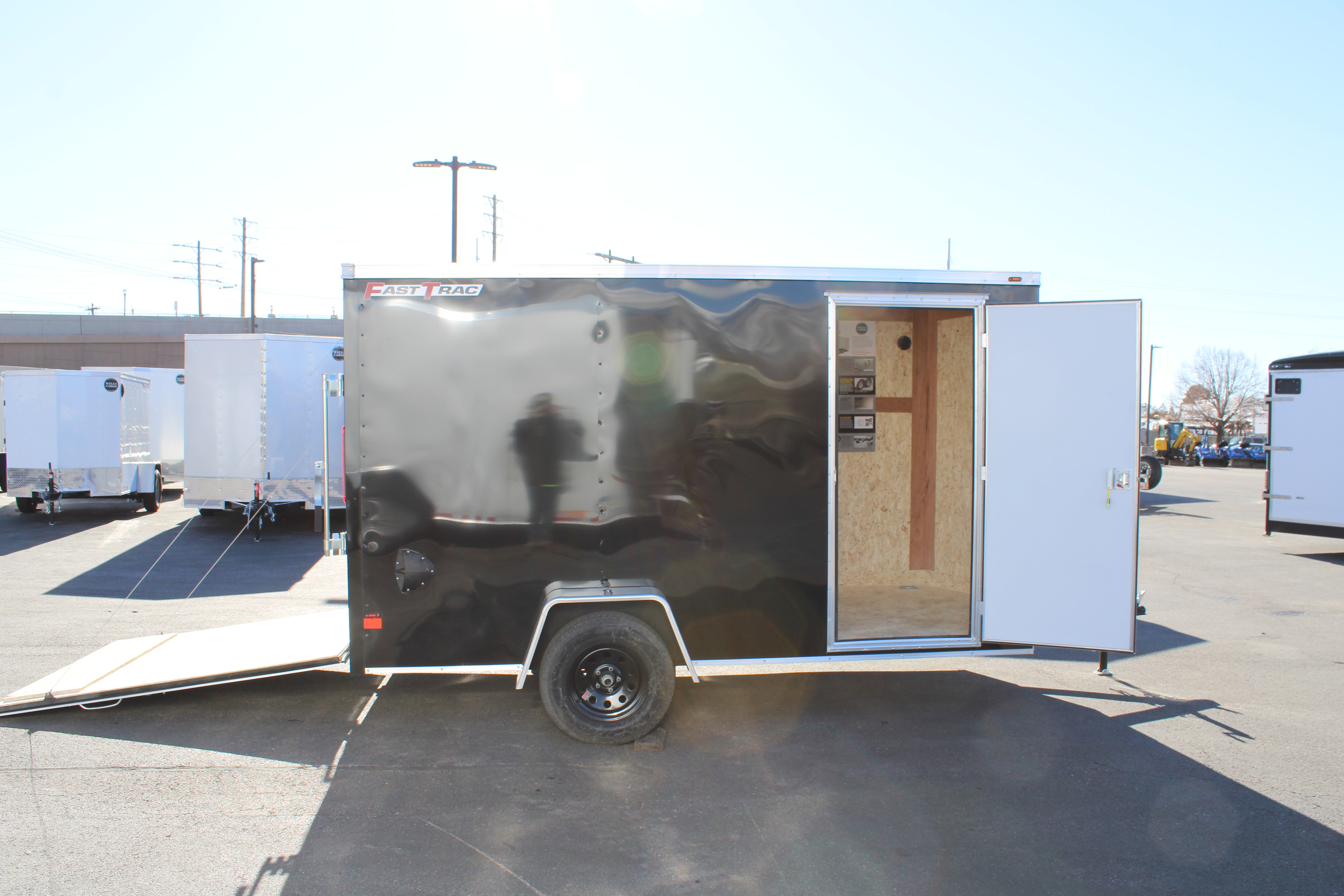 2025 Wells Cargo 6 x 12 Deluxe Enclosed Trailer