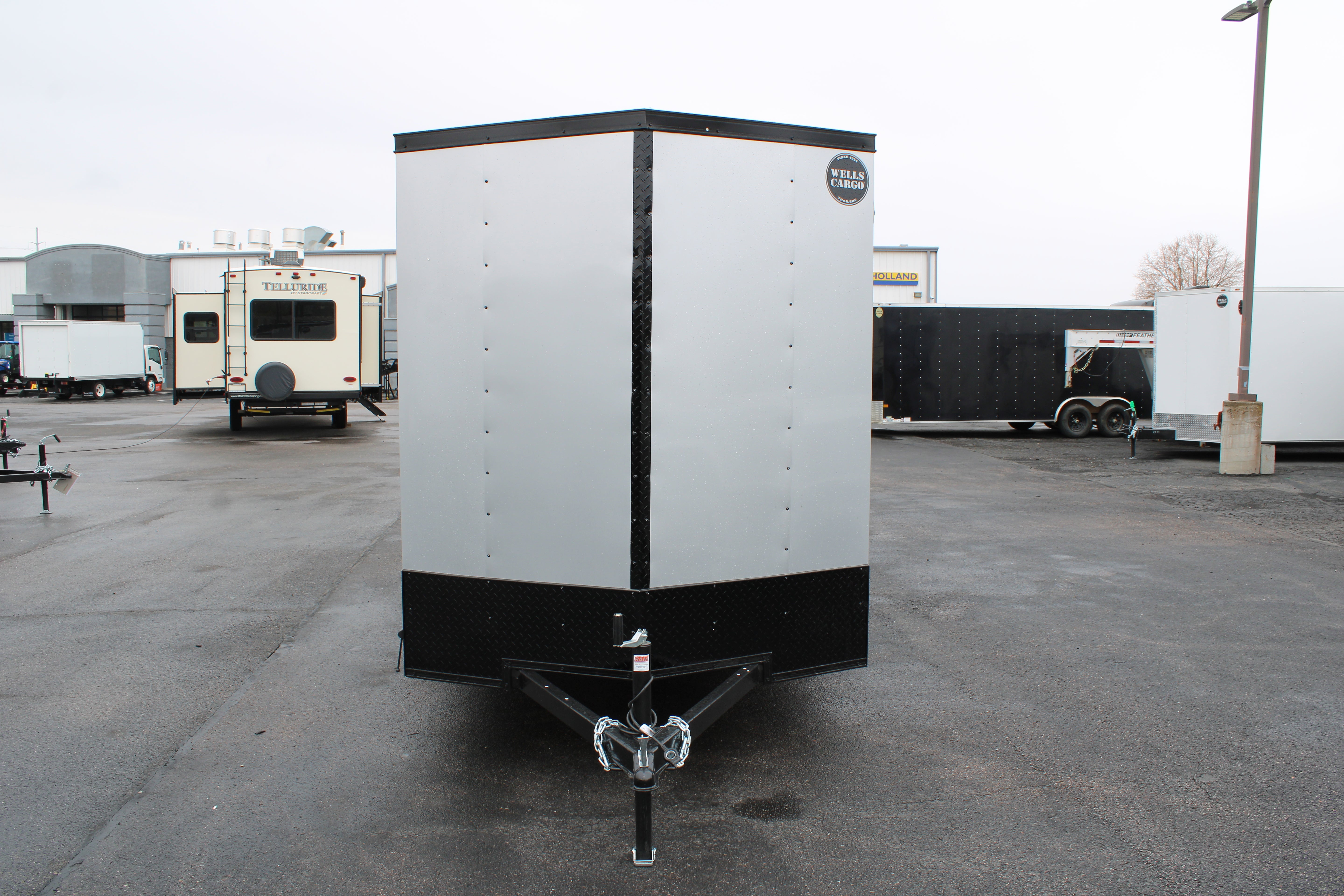 2025 Wells Cargo 6 x 12 Deluxe Enclosed Trailer