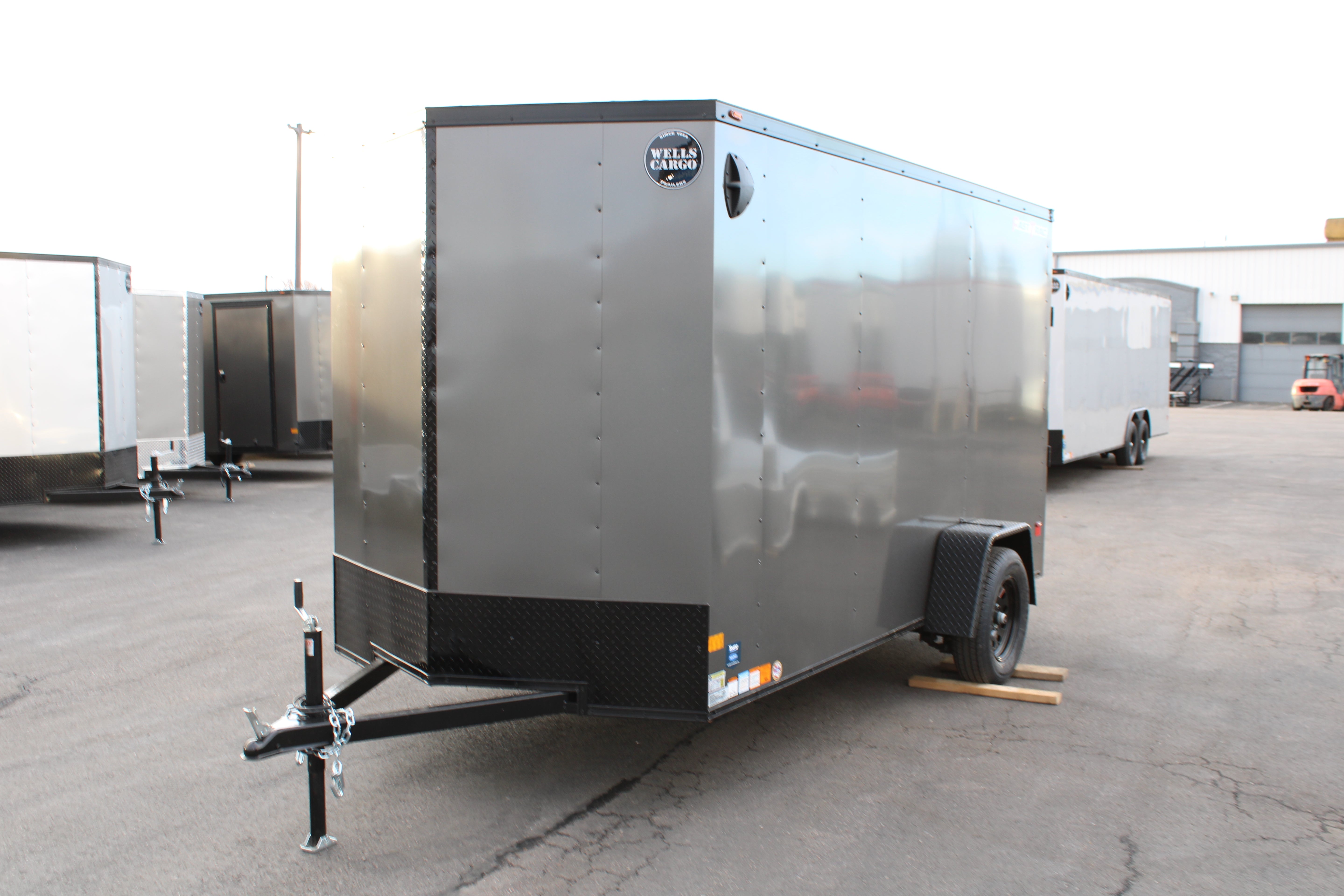 2025 Wells Cargo 6 x 12 Deluxe Enclosed Trailer