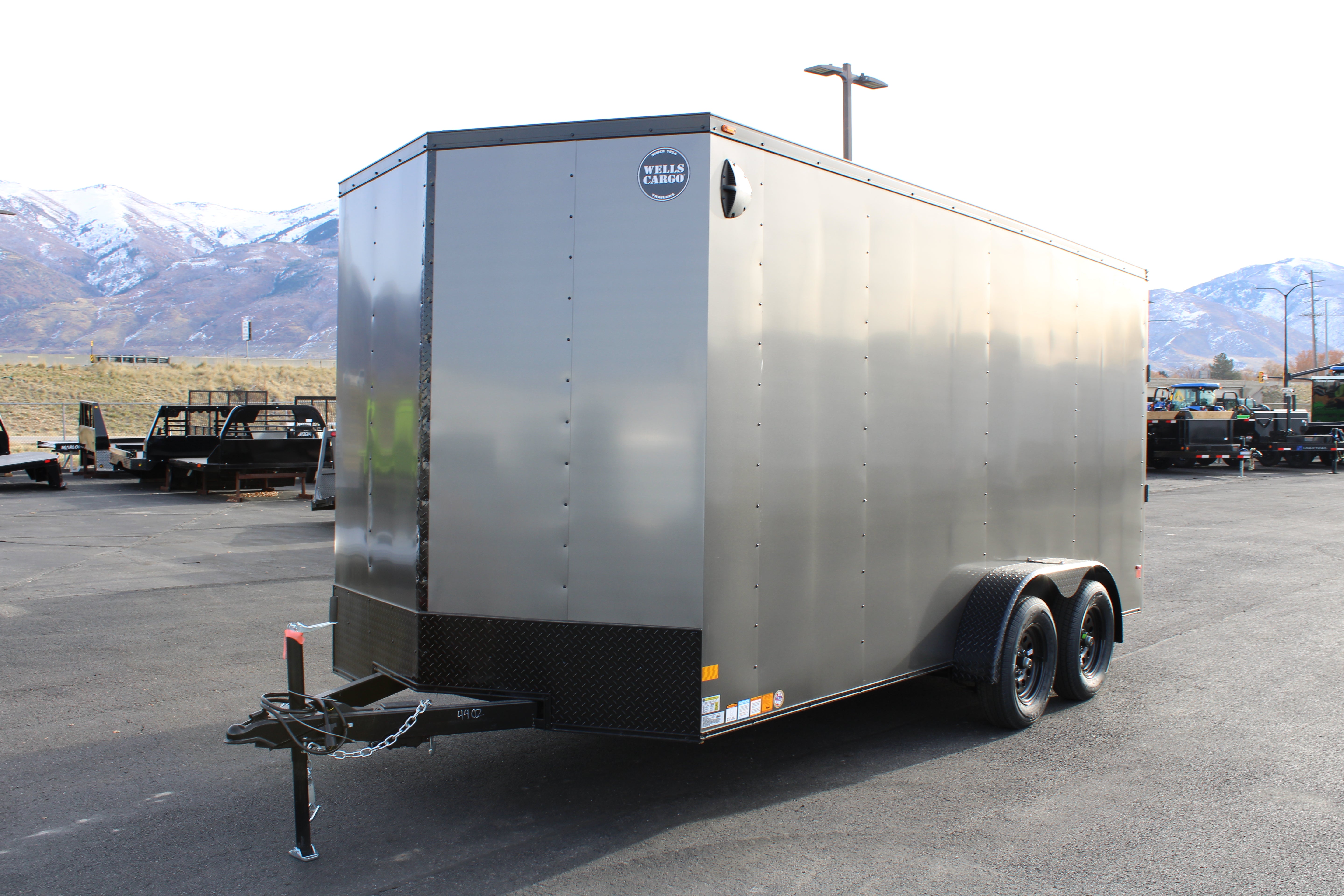 2025 Wells Cargo 7 x 16 Deluxe Enclosed Trailer