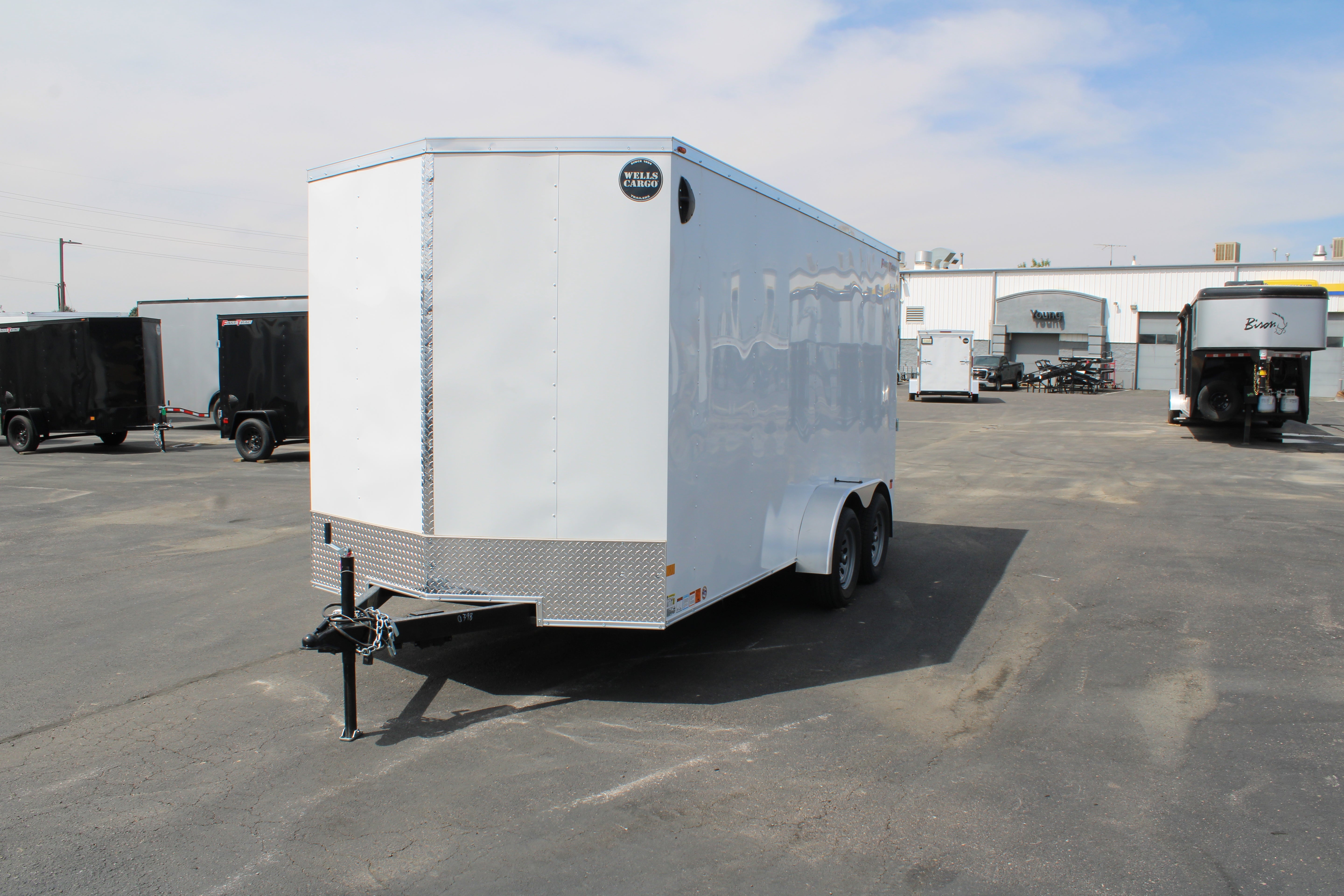 Wells Cargo 7 x 16 Deluxe Enclosed Trailer