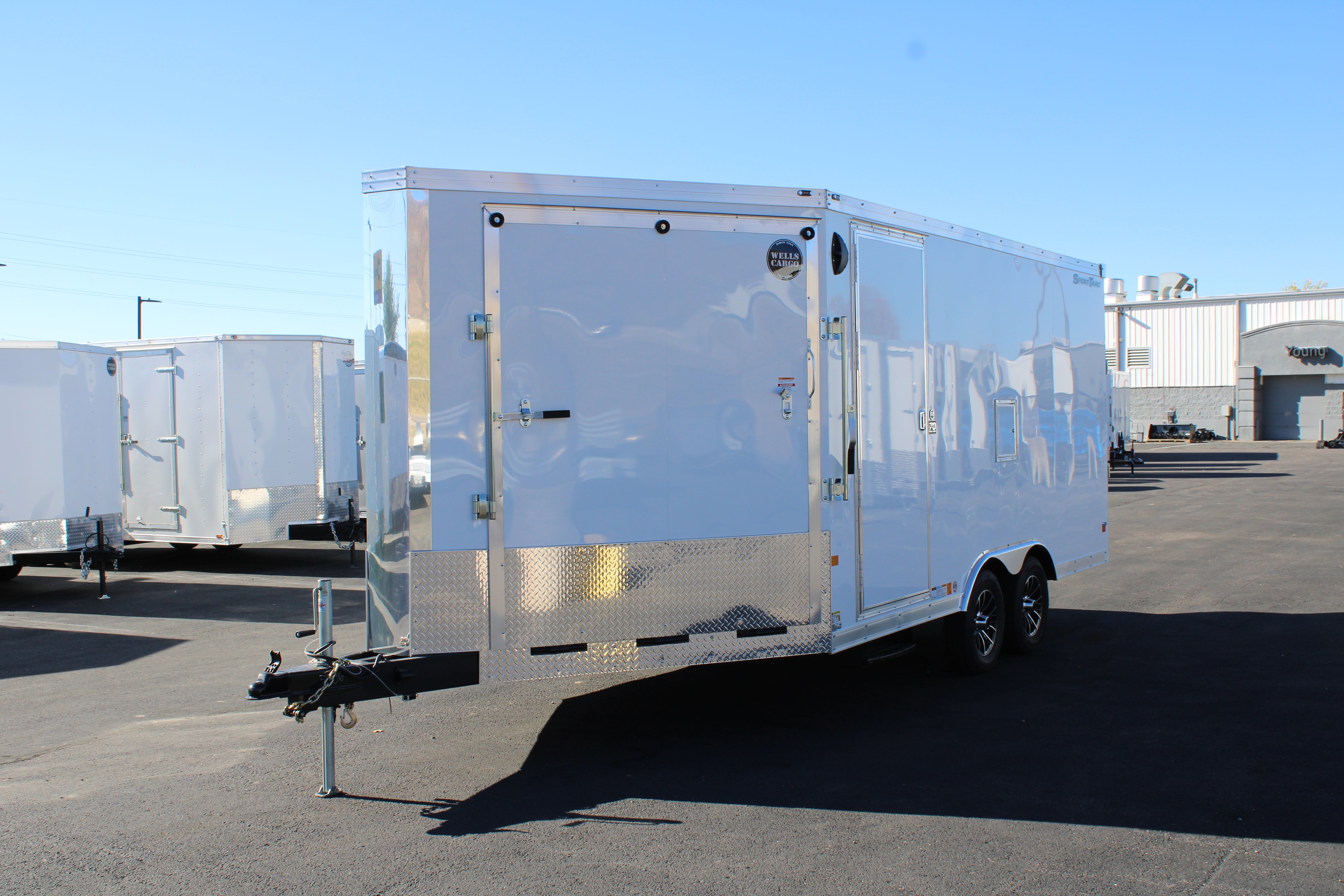 2025 Wells Cargo 8.5 x 22 Enclosed Snowmobile Trailer