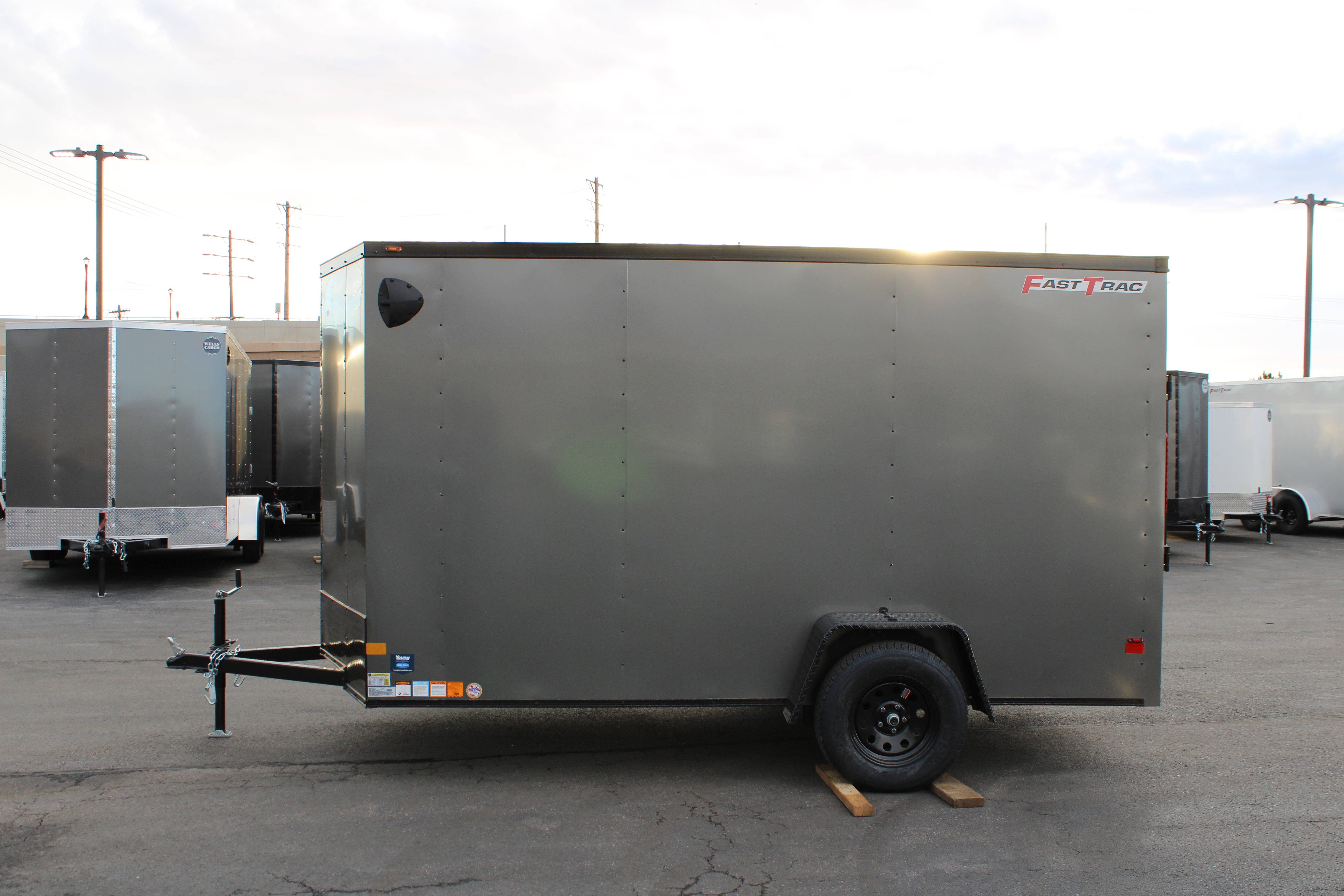 2025 Wells Cargo 6 x 12 Deluxe Enclosed Trailer