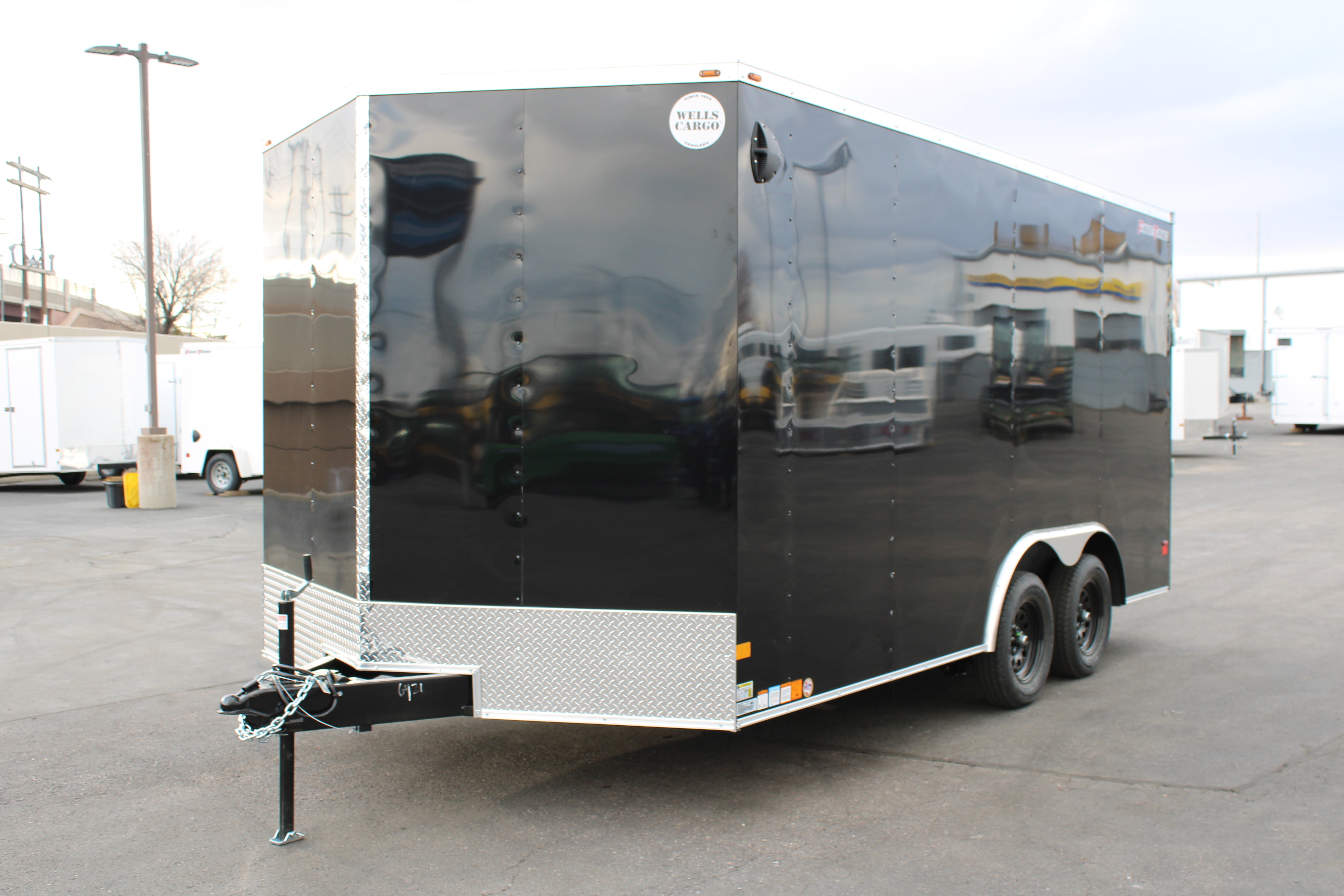 2025 Wells Cargo 8.5 x 16 Deluxe Enclosed Trailer