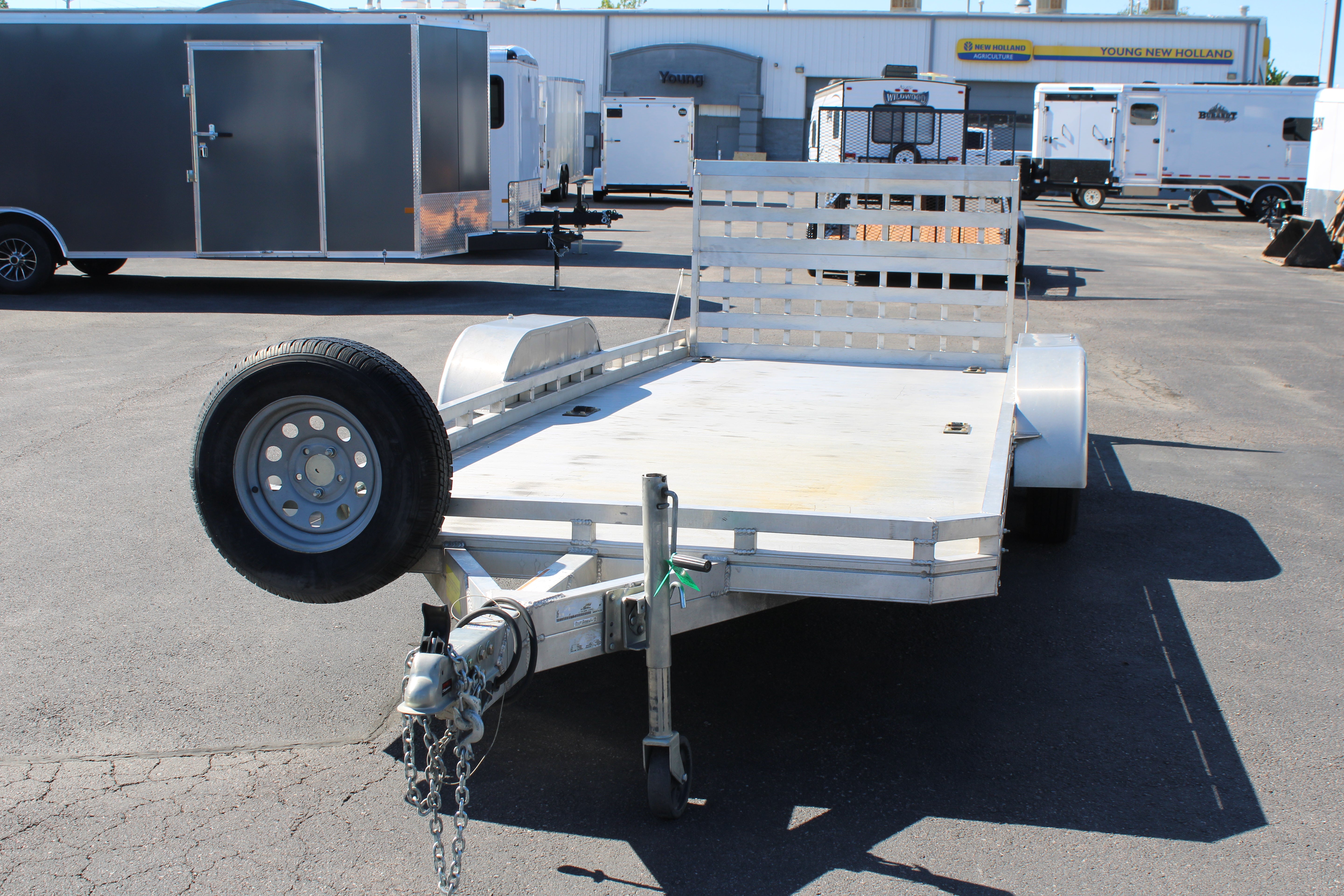 USED 6.5X20 ALUMINUM FLATBED TRAILER