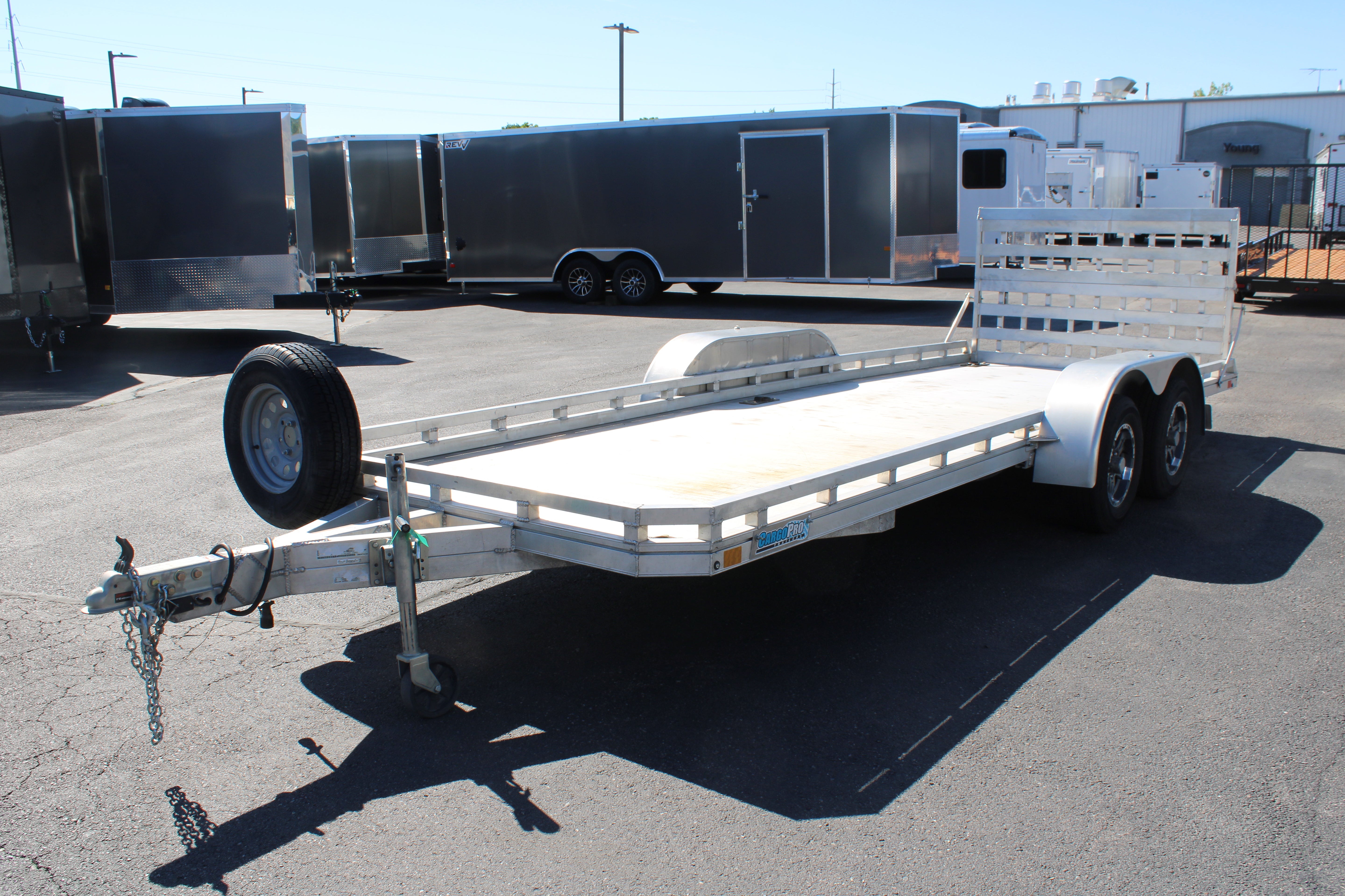 USED 6.5X20 ALUMINUM FLATBED TRAILER