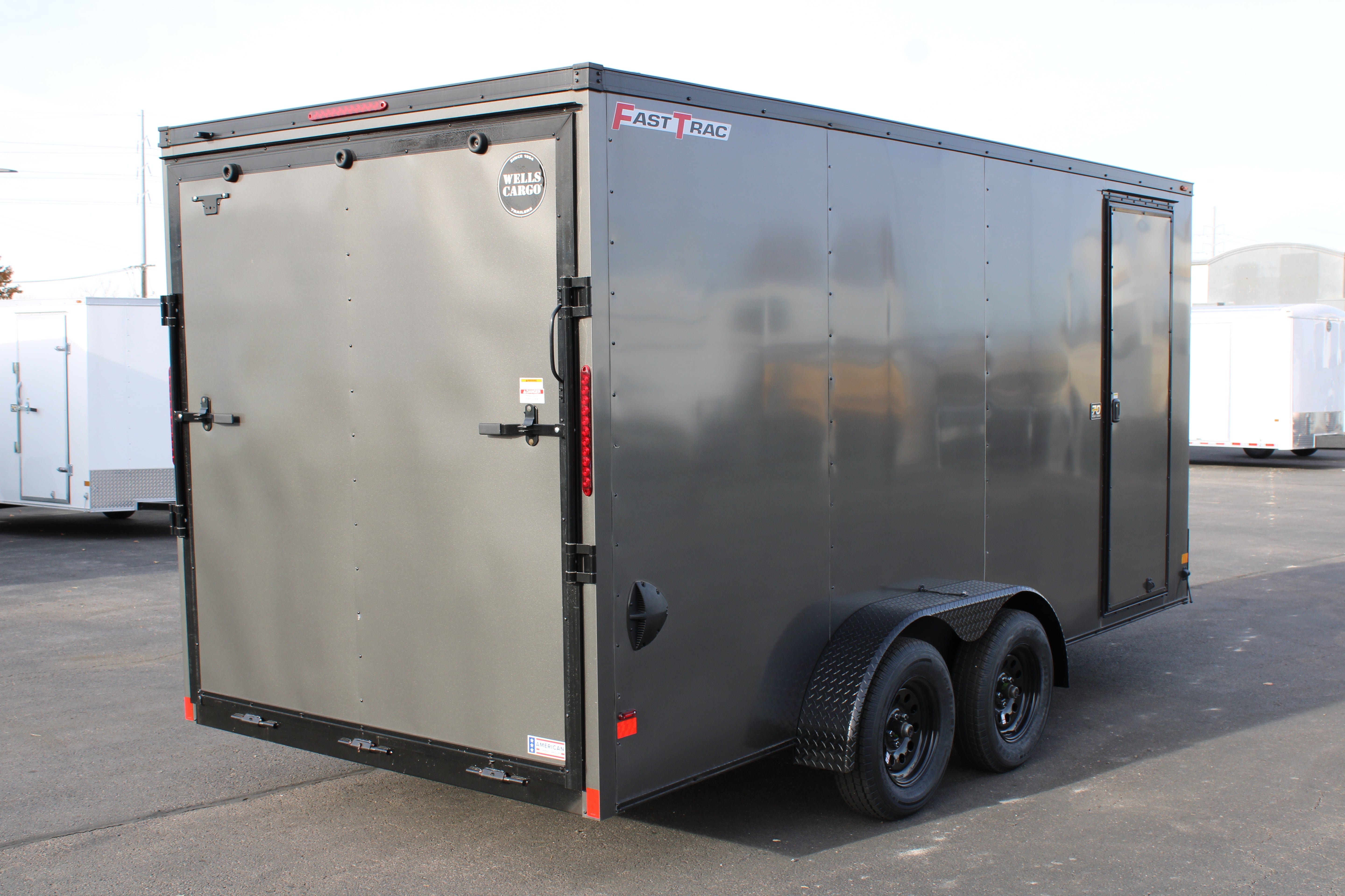 2025 Wells Cargo 7 x 16 Deluxe Enclosed Trailer