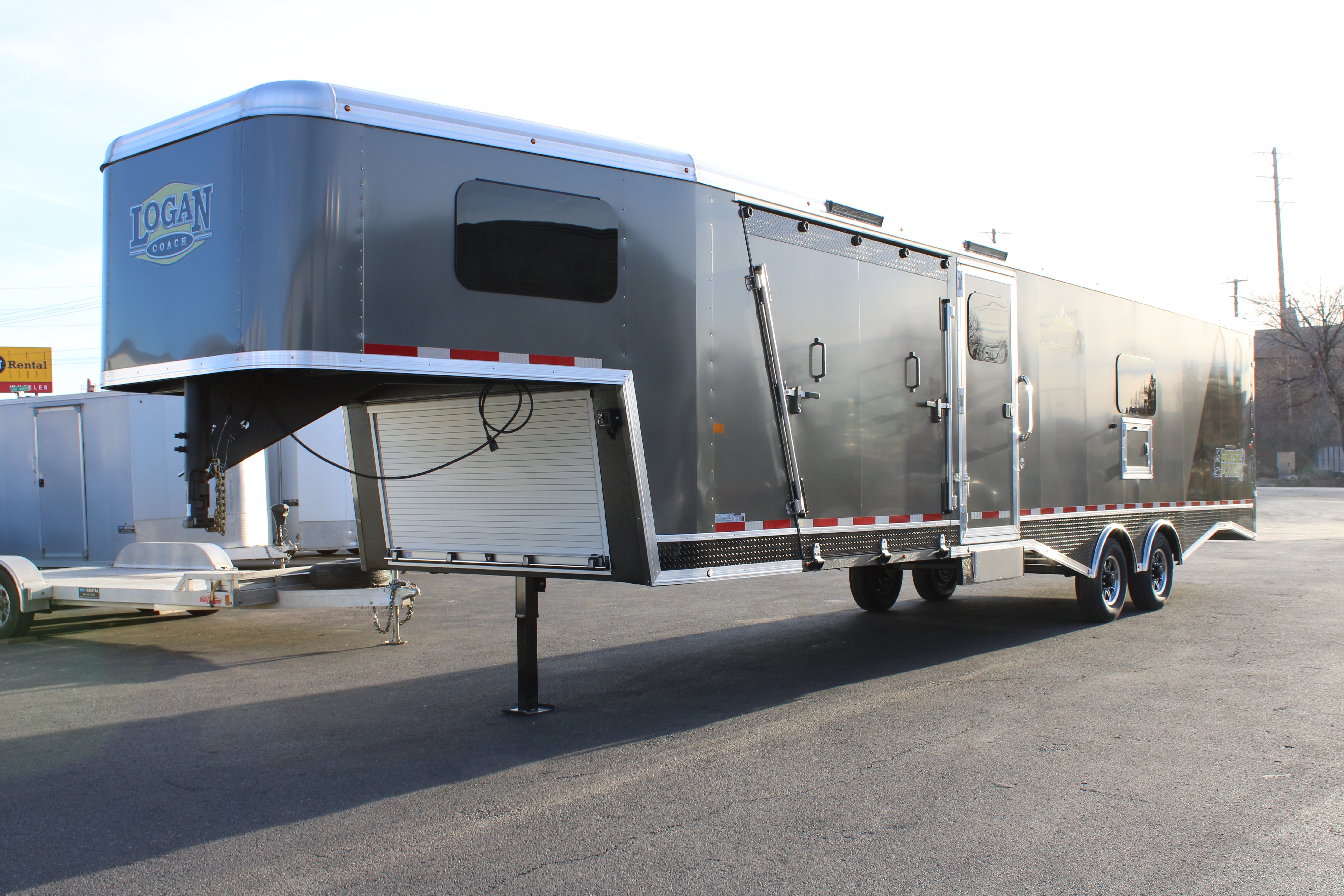 33' logan Snowmobile Trailer