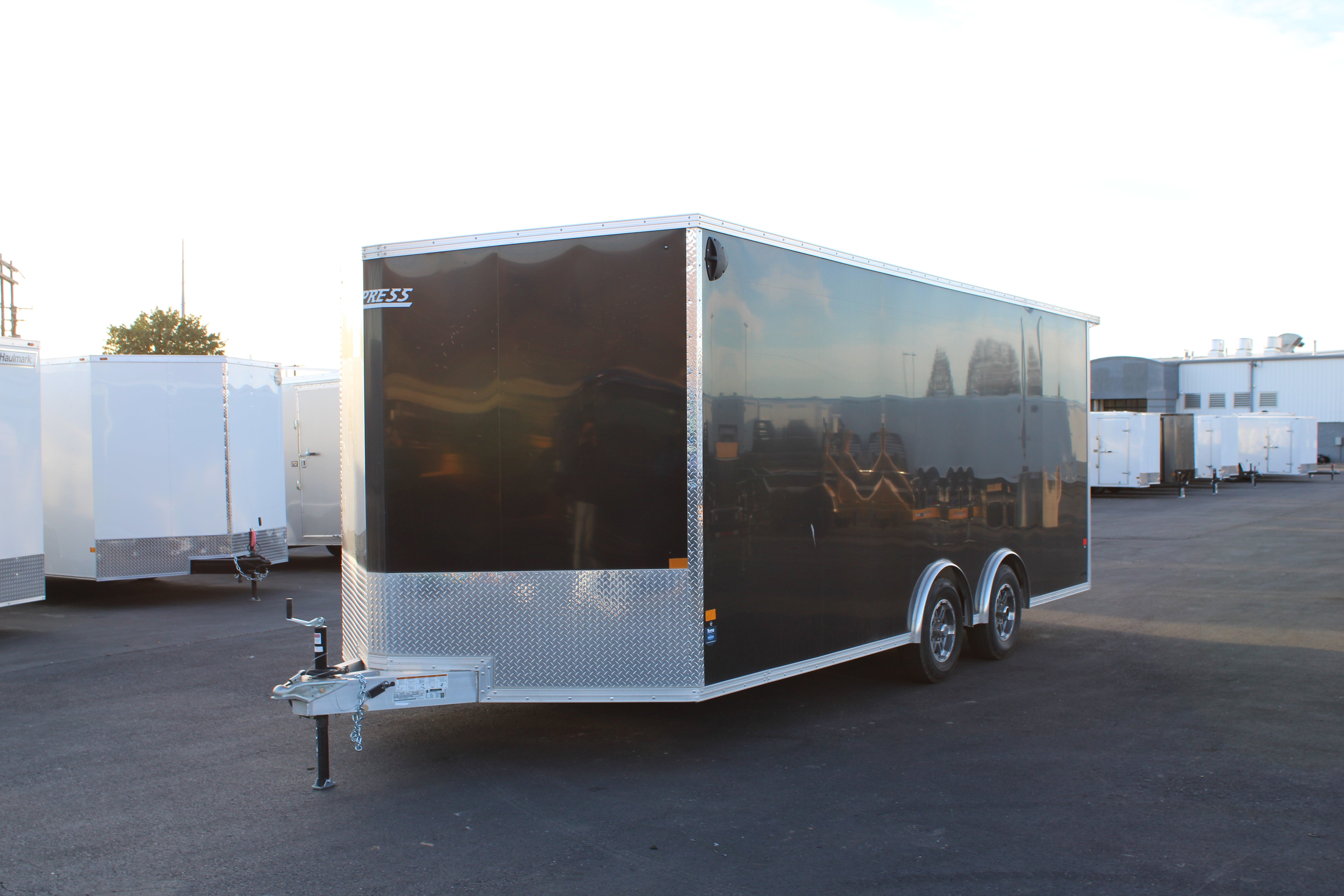 Used 8.5 x 20 Alcom Enclosed Aluminum Trailer