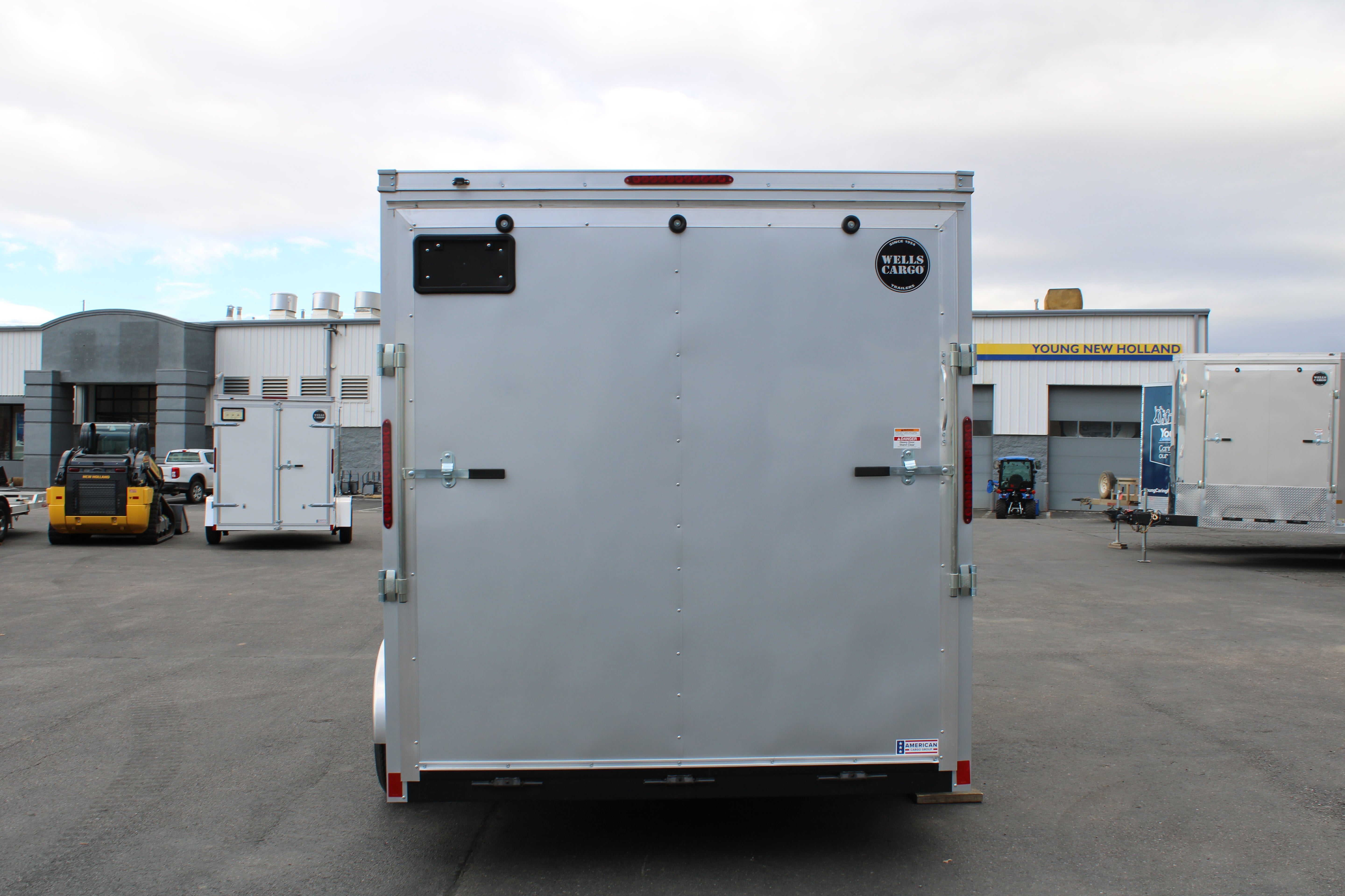 Wells Cargo 7x12 Deluxe Enclosed Trailer