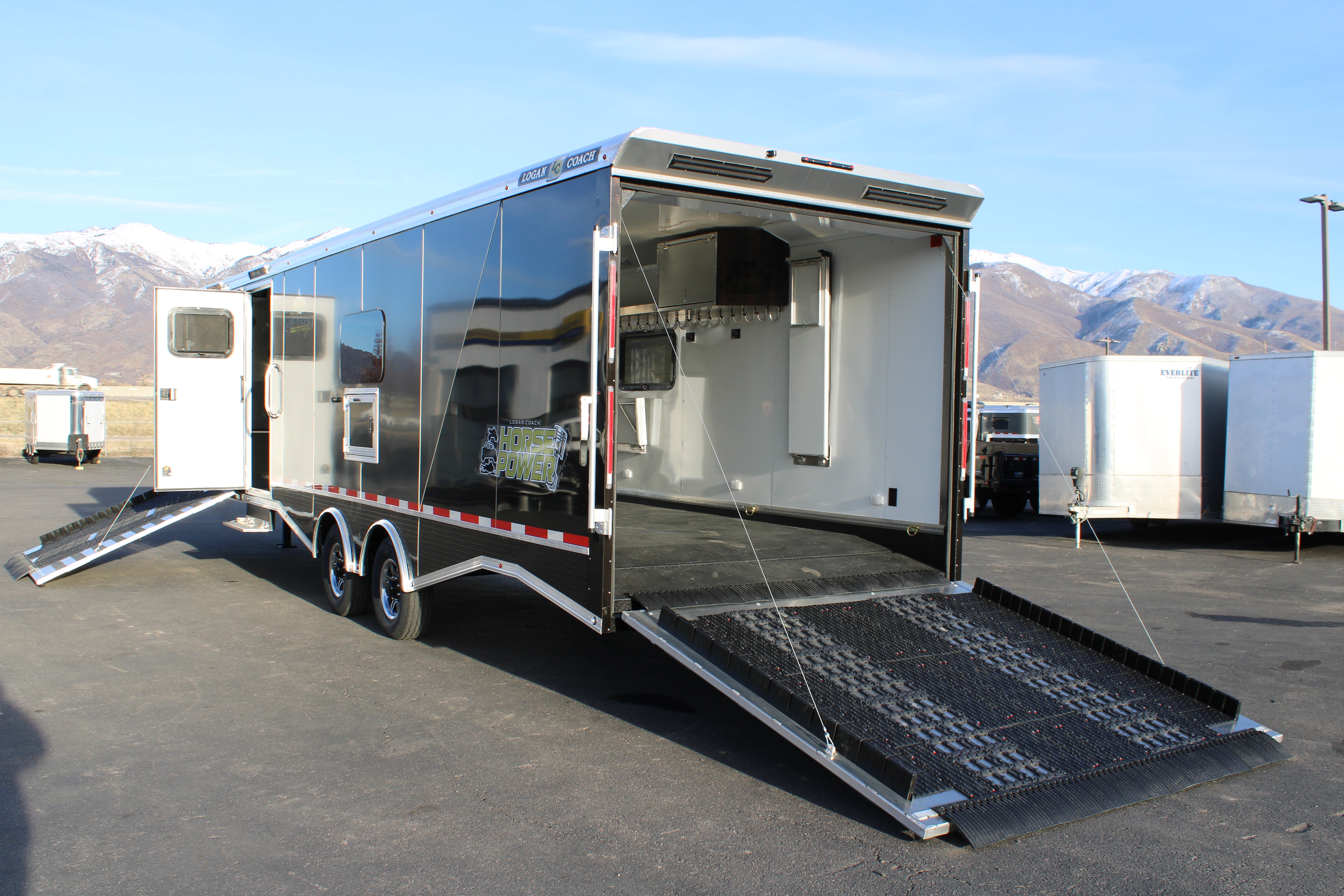 33' logan Snowmobile Trailer