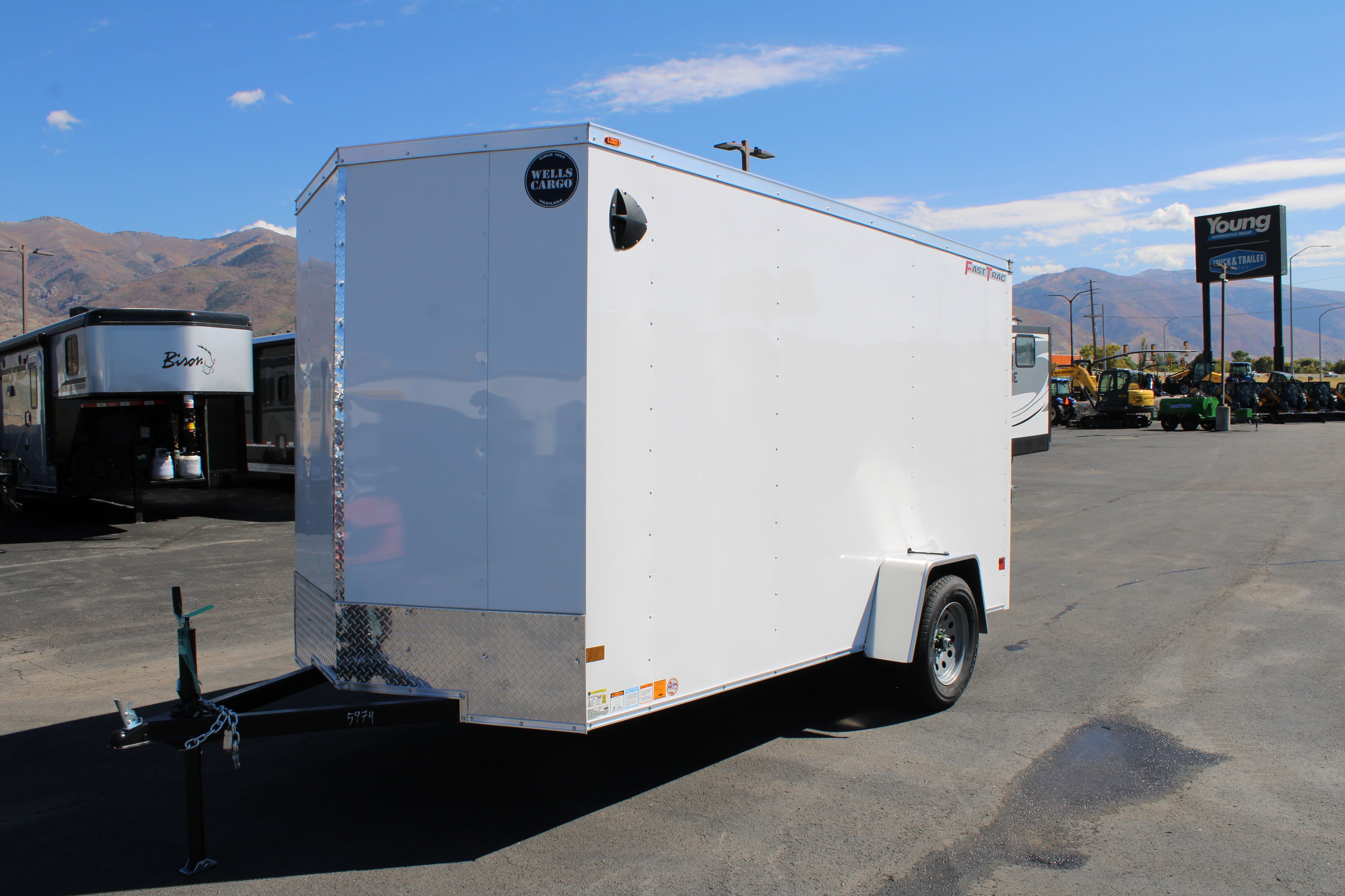 Wells Cargo 6 x 12 Deluxe Enclosed Trailer