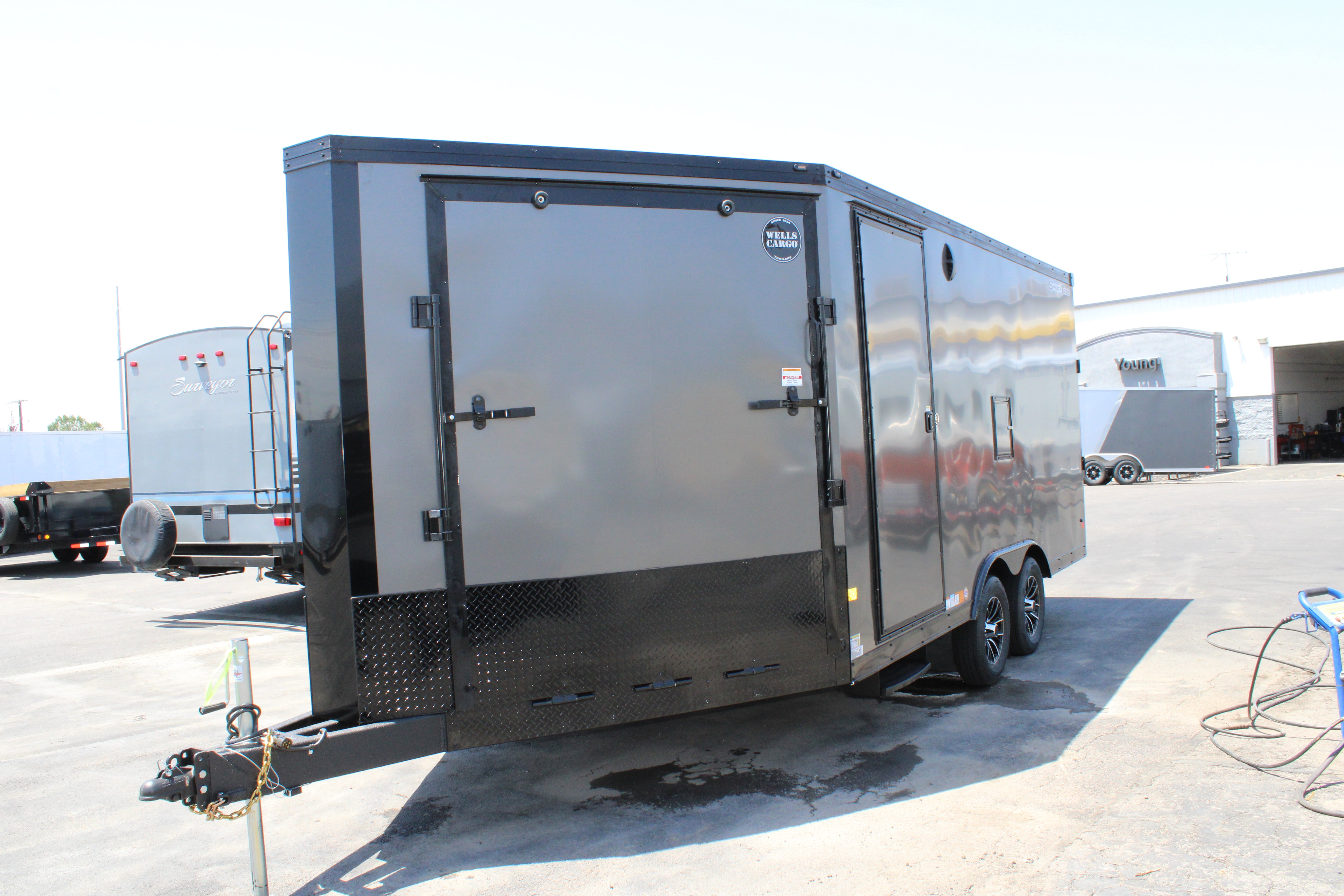 2026 Wells Cargo 8.5 x 22 Snowmobile Trailer