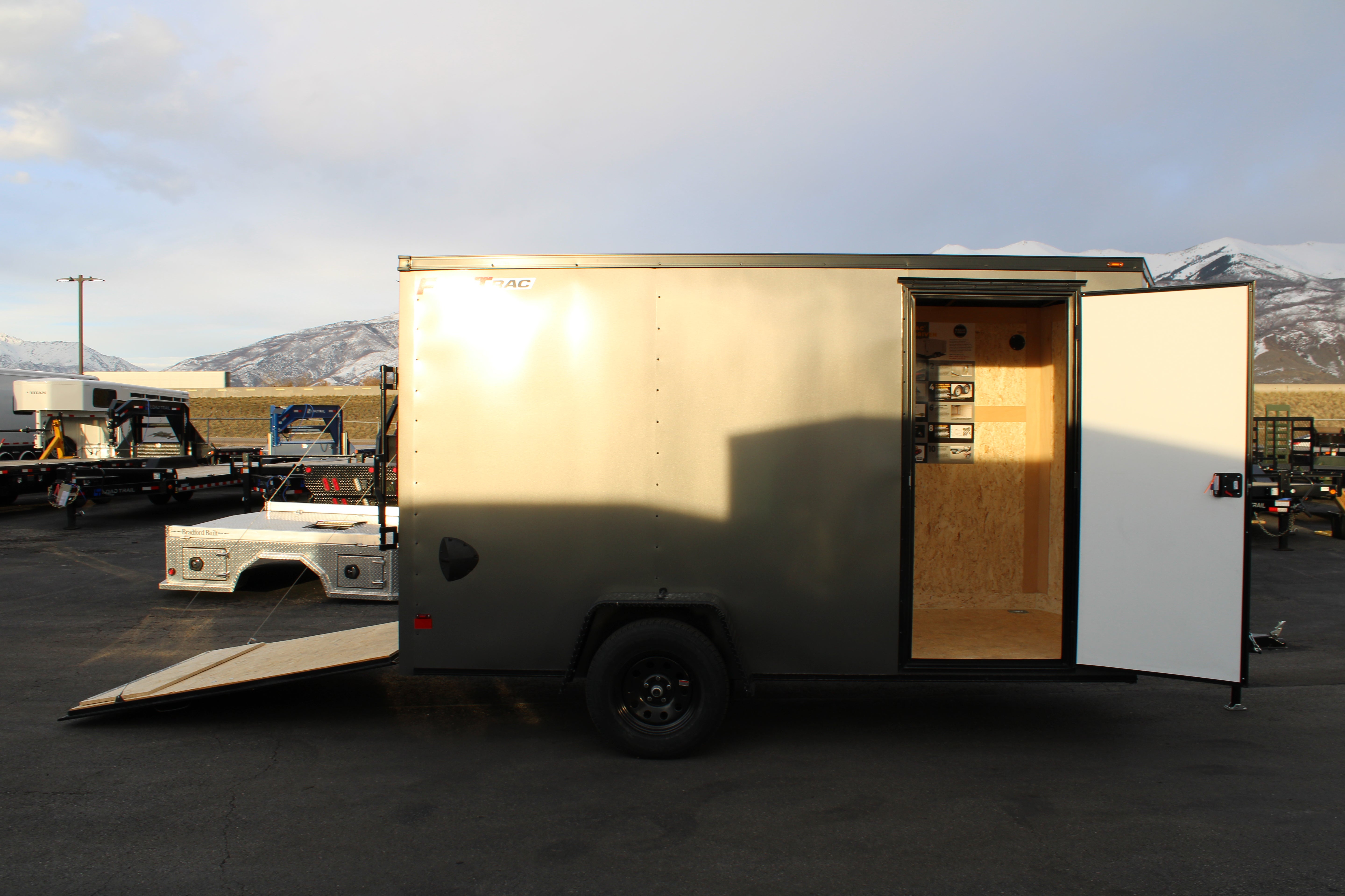 2025 Wells Cargo 6 x 12 Deluxe Enclosed Trailer