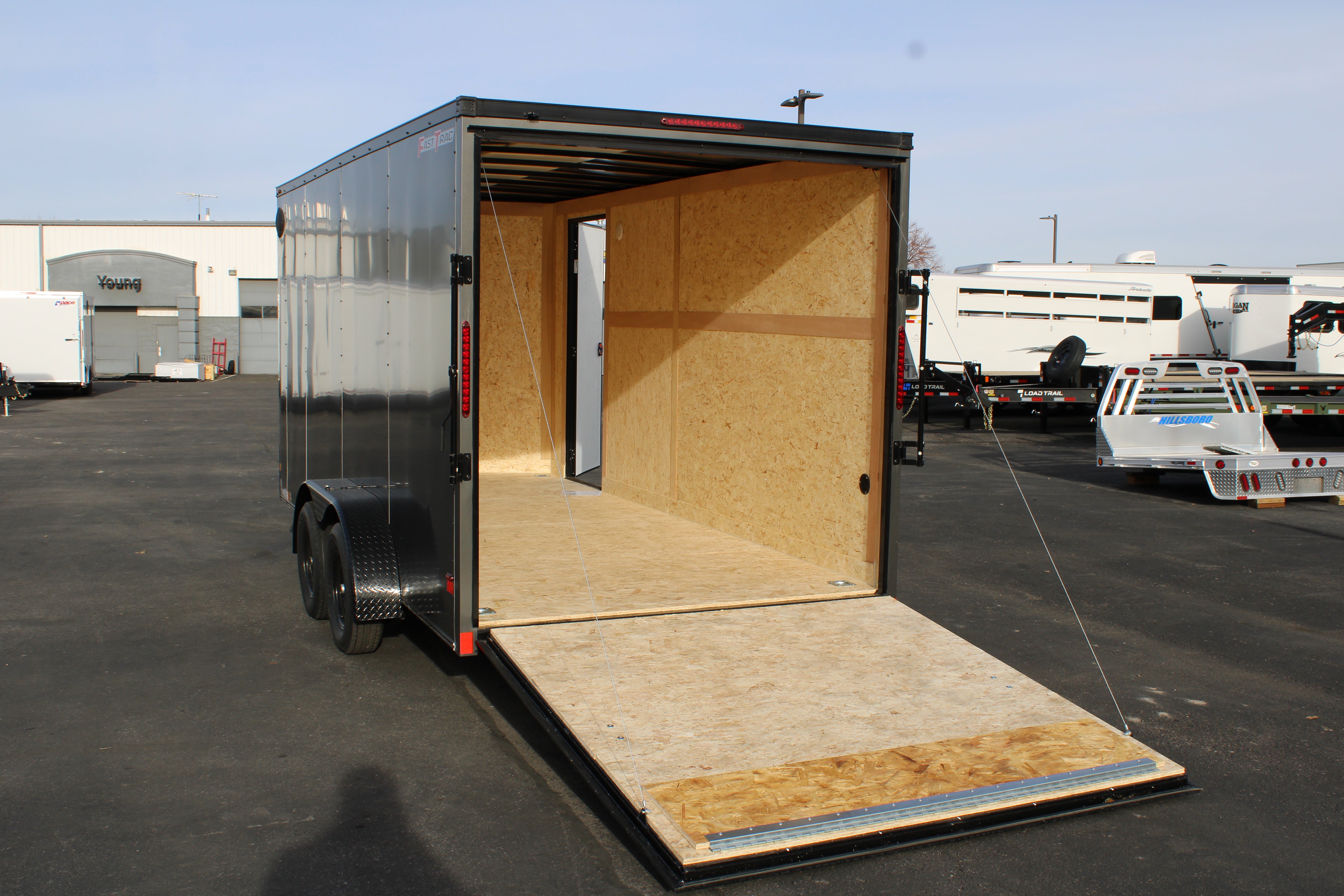 2025 Wells Cargo 7 x 16 Deluxe Enclosed Trailer