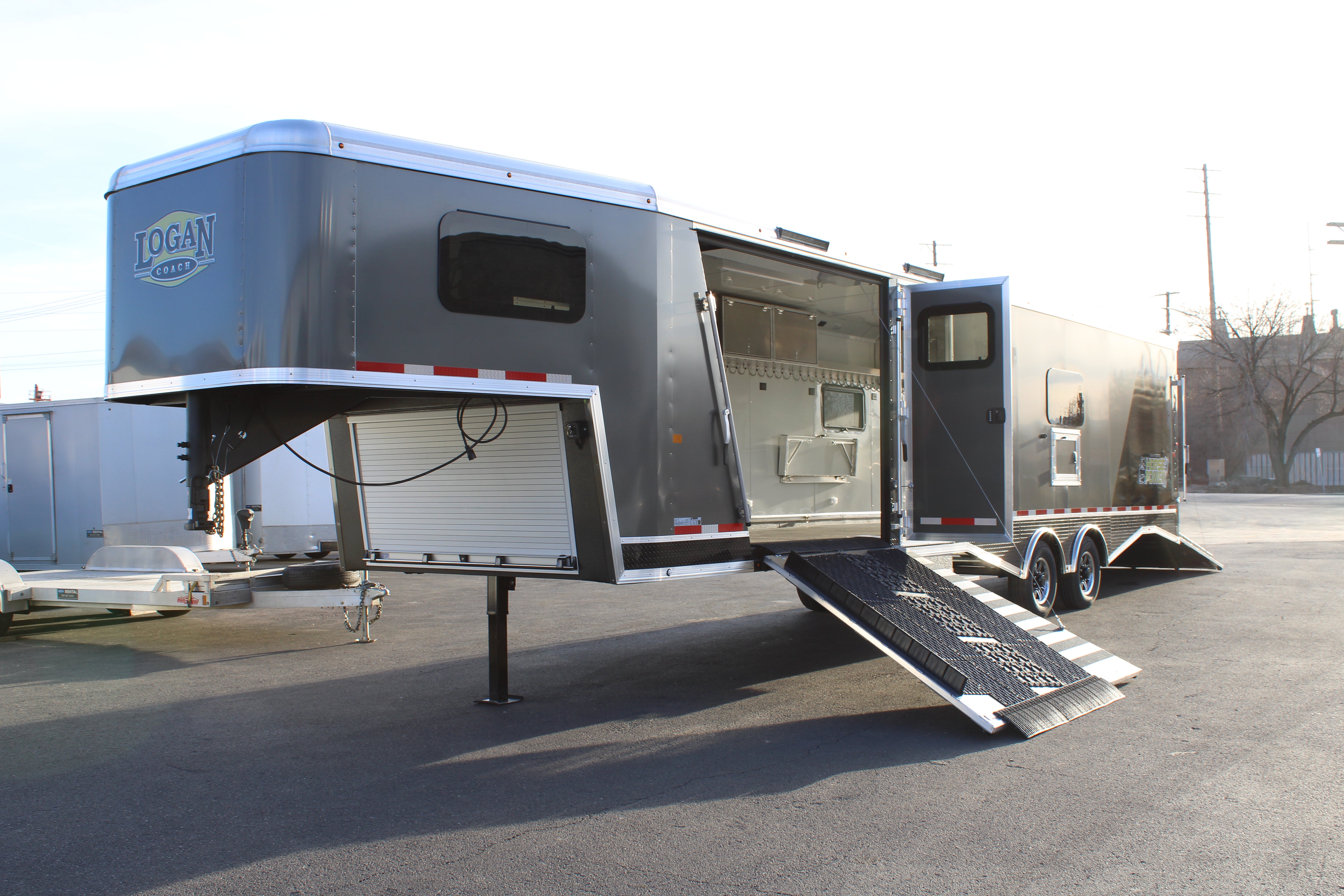 33' logan Snowmobile Trailer
