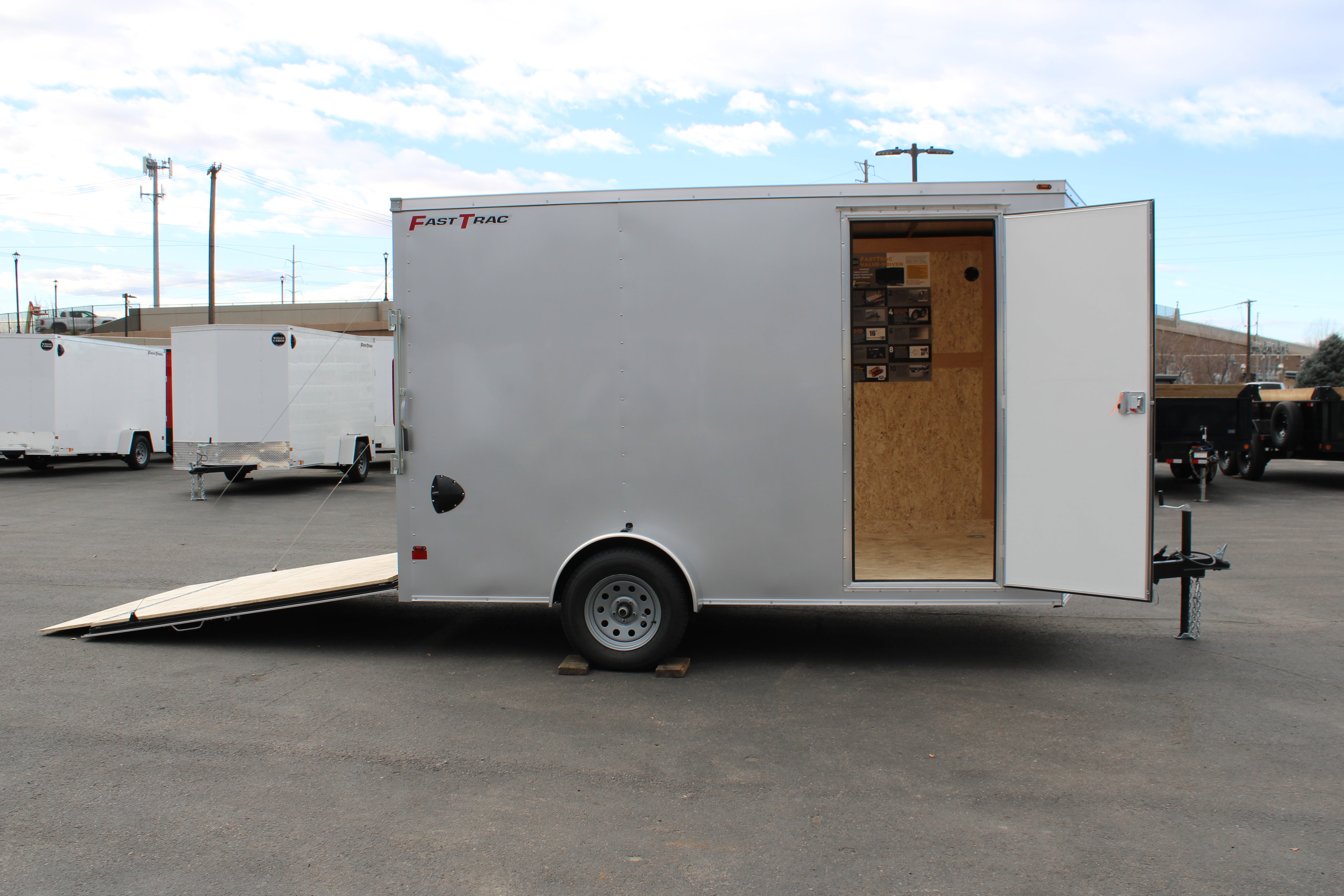 Wells Cargo 7x12 Deluxe Enclosed Trailer