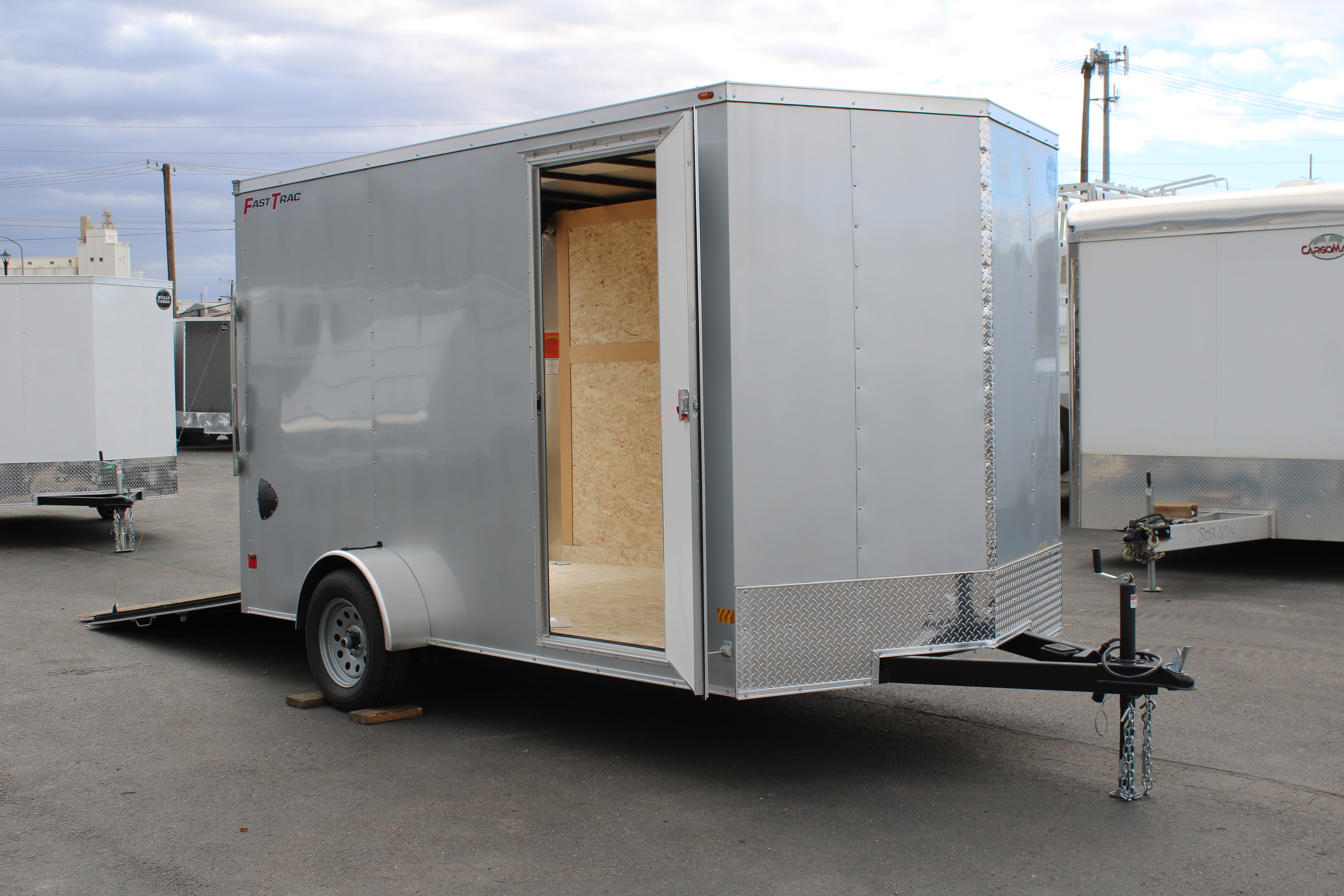 Wells Cargo 7x12 Deluxe Enclosed Trailer
