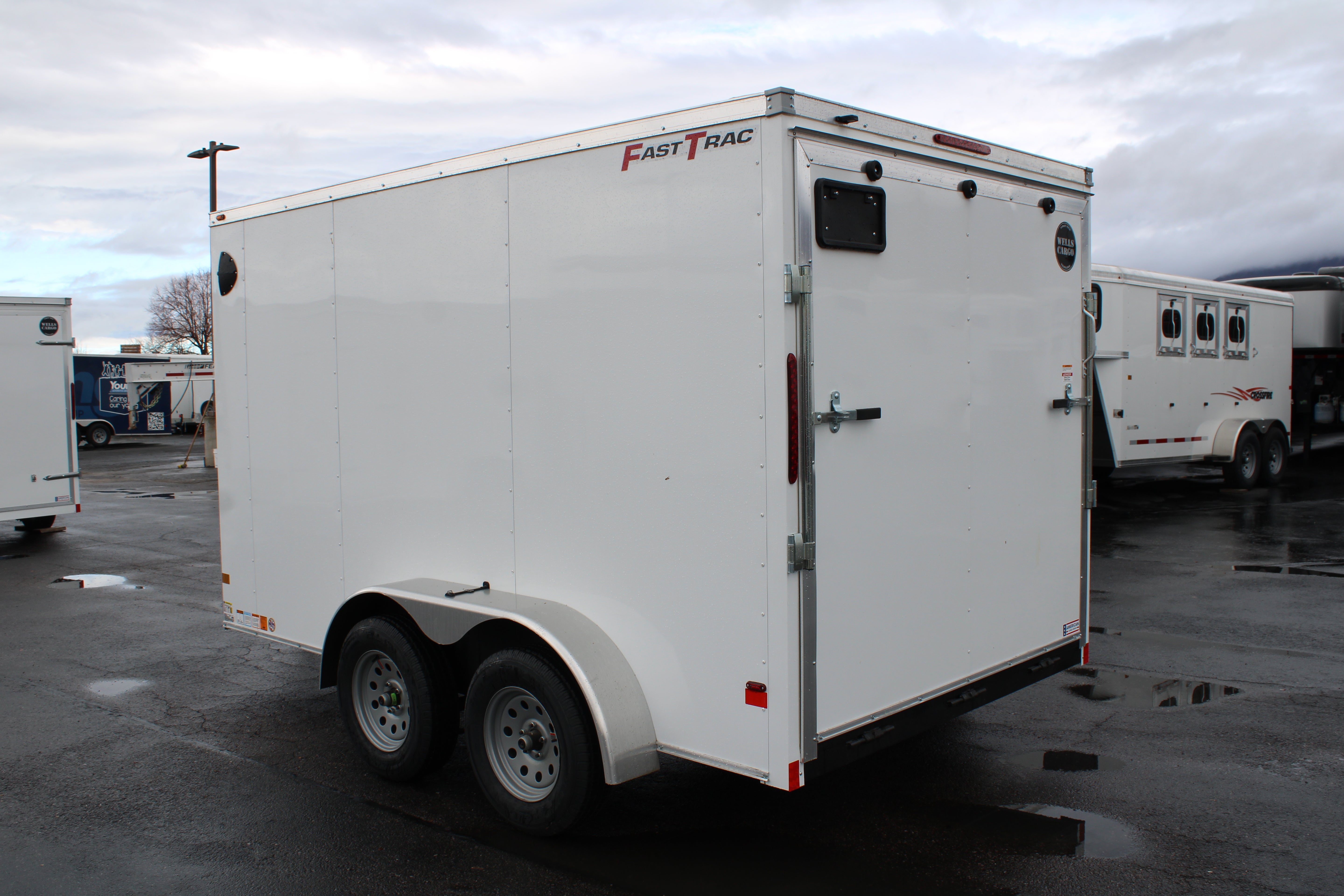 Wells Cargo 7 x 12 Deluxe Enclosed Trailer