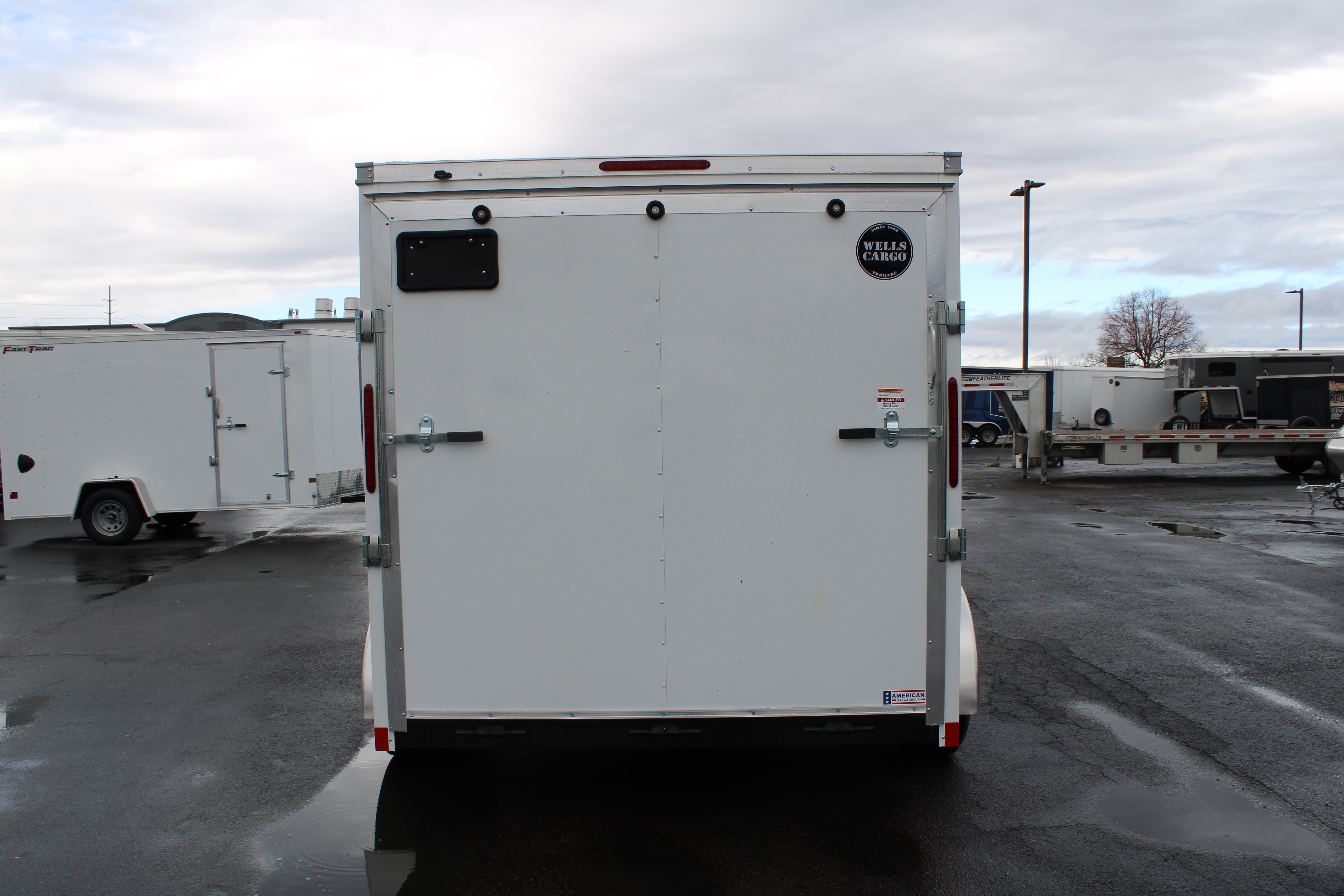 Wells Cargo 7 x 12 Deluxe Enclosed Trailer
