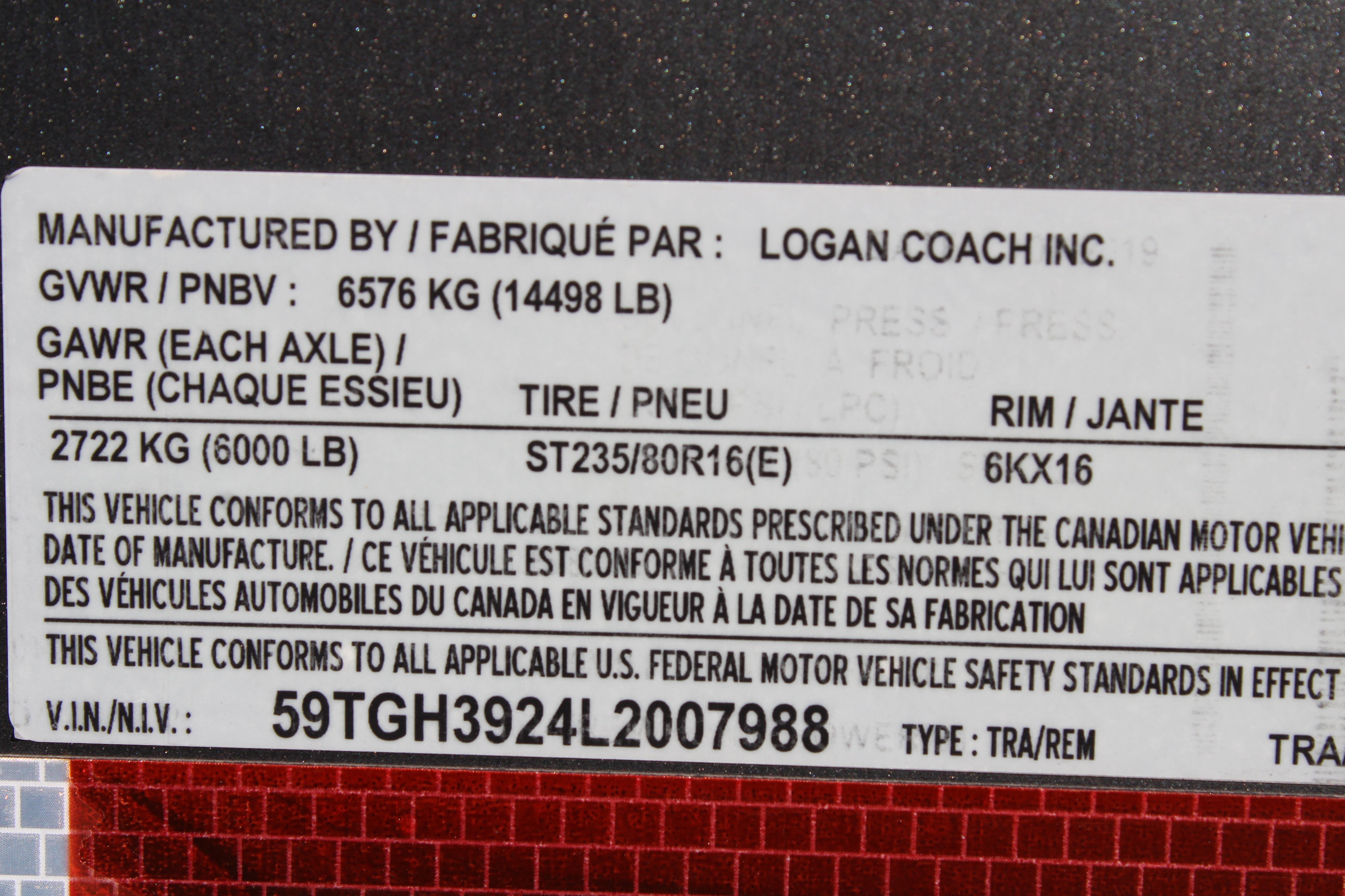 Logan Coach HPGN 33' Trailer (BLACK FRIDAY SPECIAL)