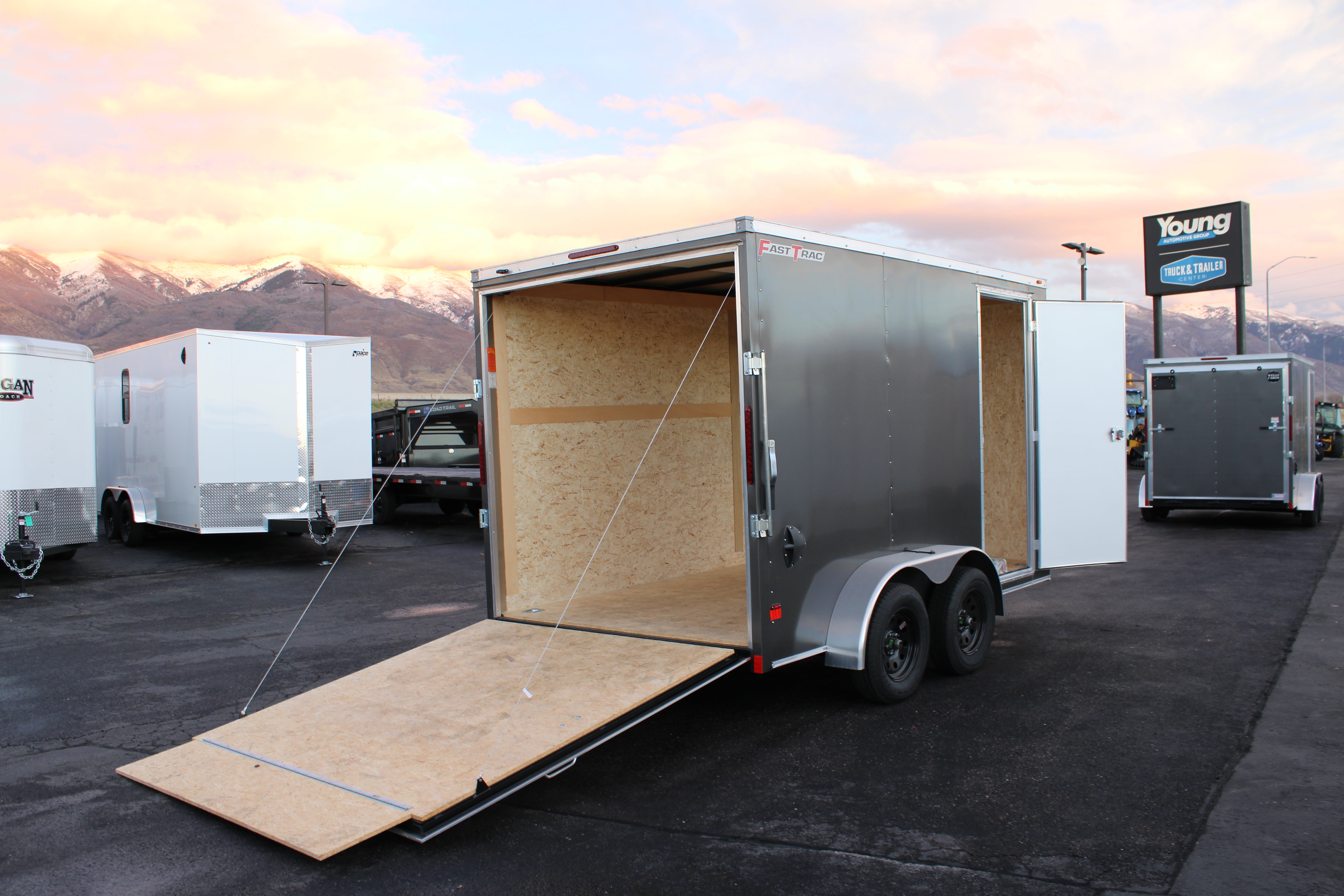 Wells Cargo 7 x 12 Deluxe Enclosed Trailer