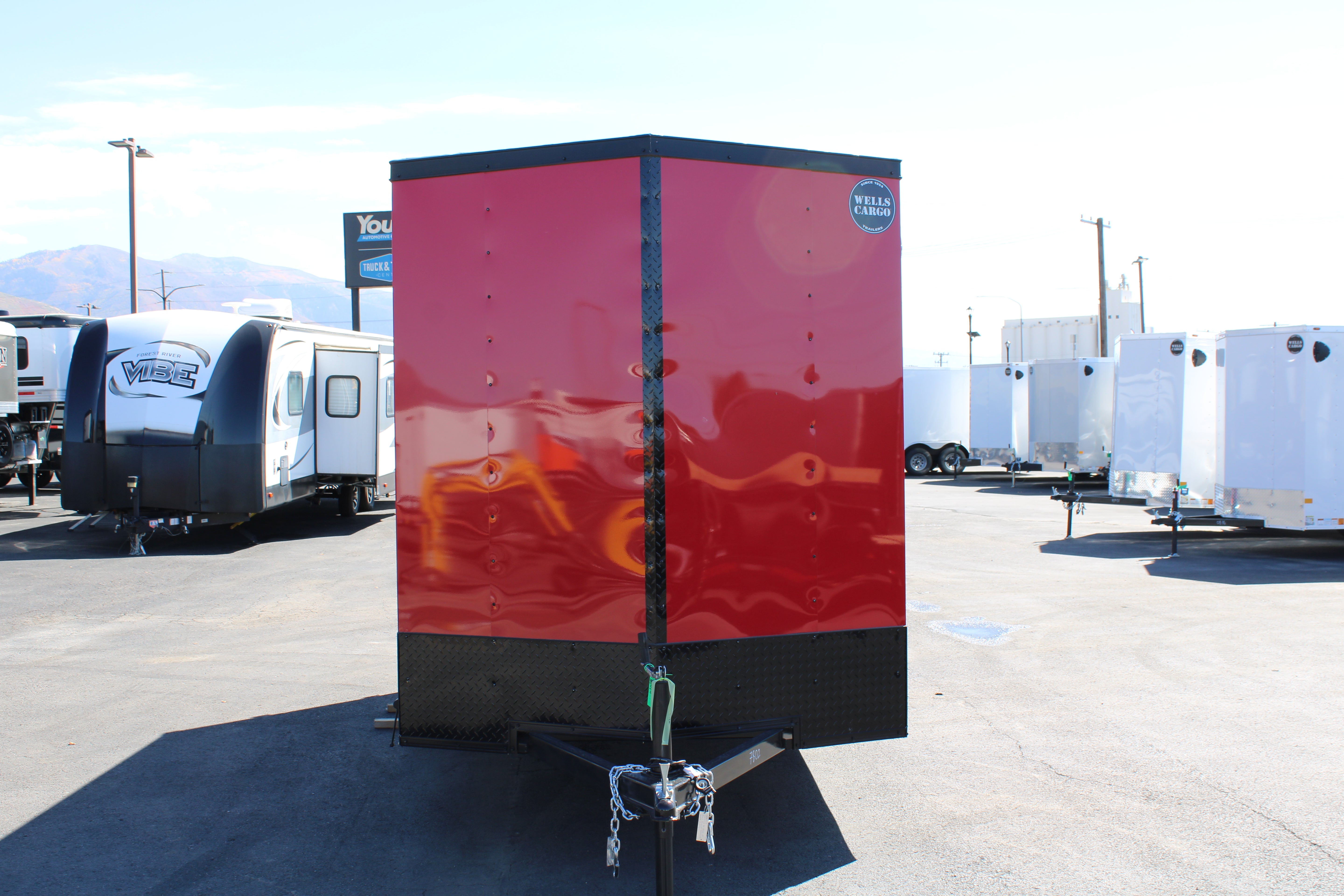 Wells Cargo 6 x 12 Deluxe Enclosed Trailer