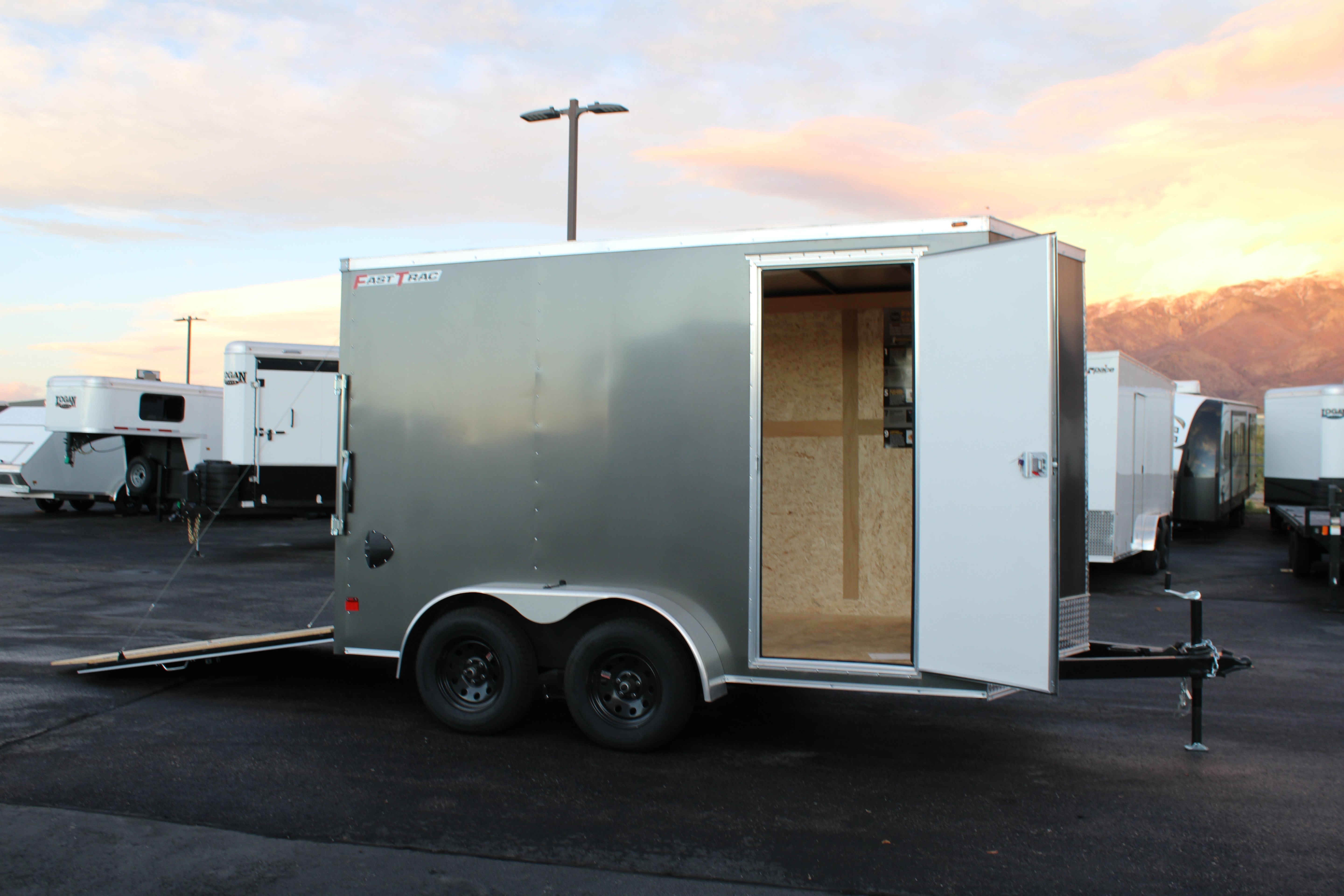 Wells Cargo 7 x 12 Deluxe Enclosed Trailer