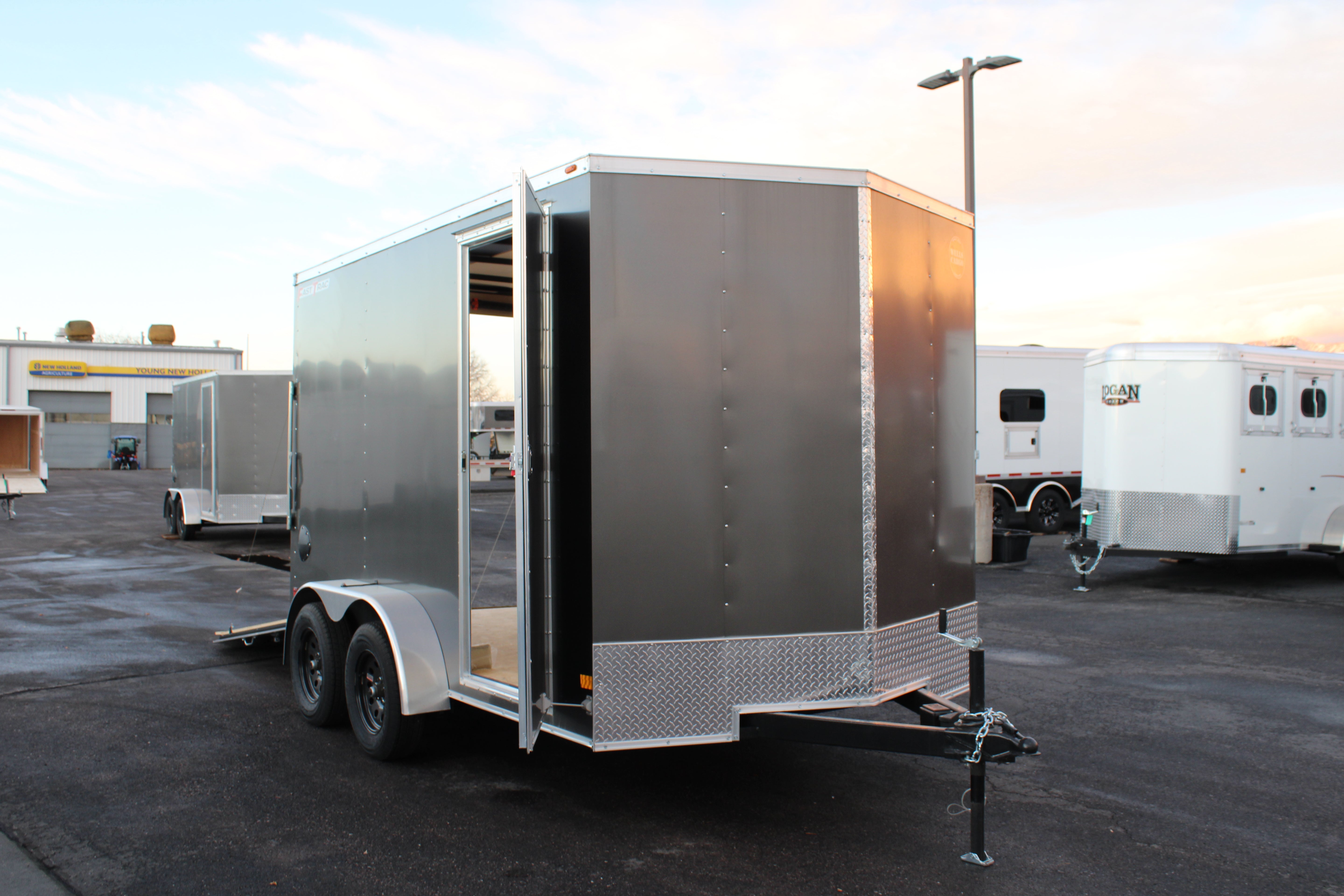 Wells Cargo 7 x 12 Deluxe Enclosed Trailer