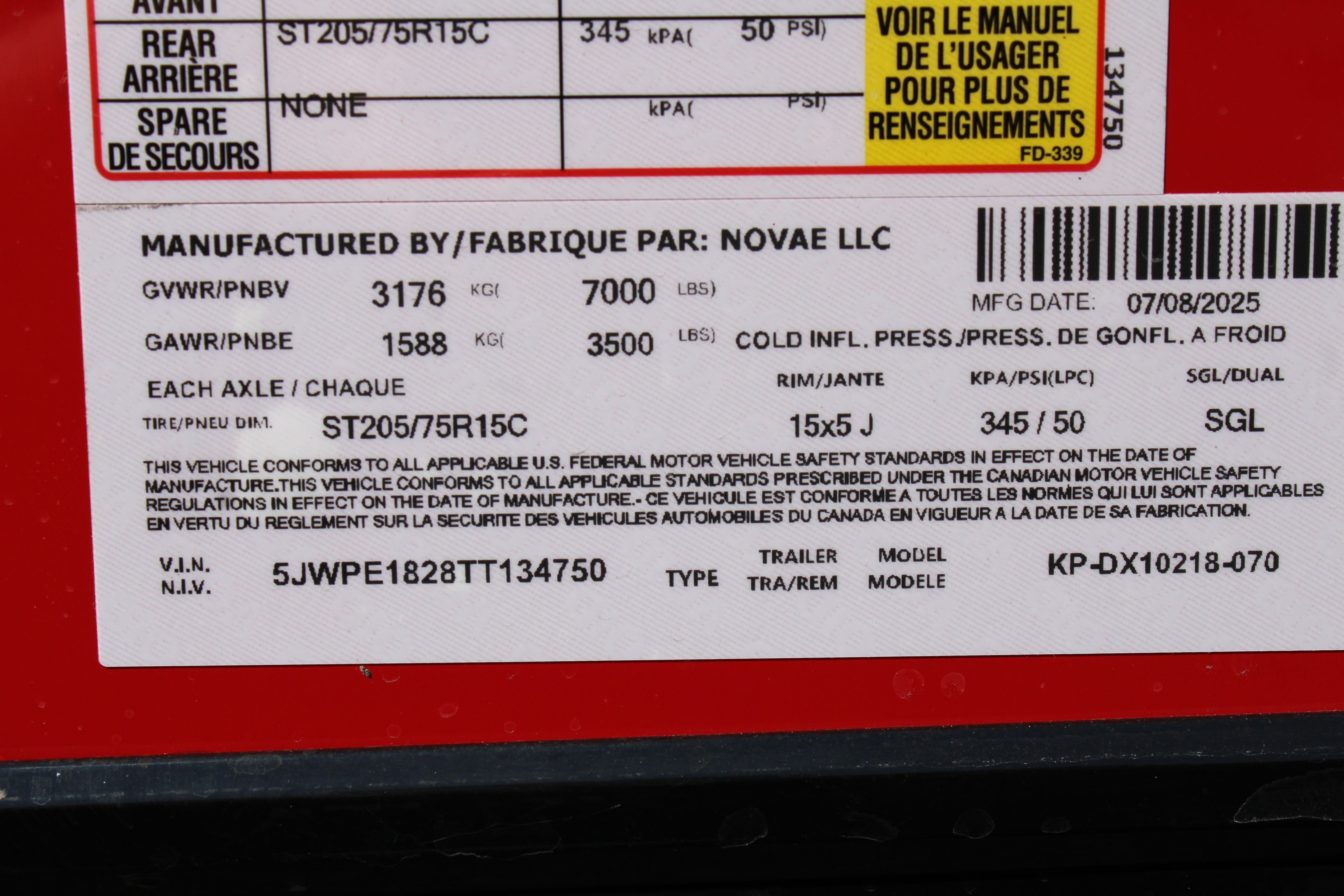 2026 Pace 8.5 x 18 Outback DLX Trailer