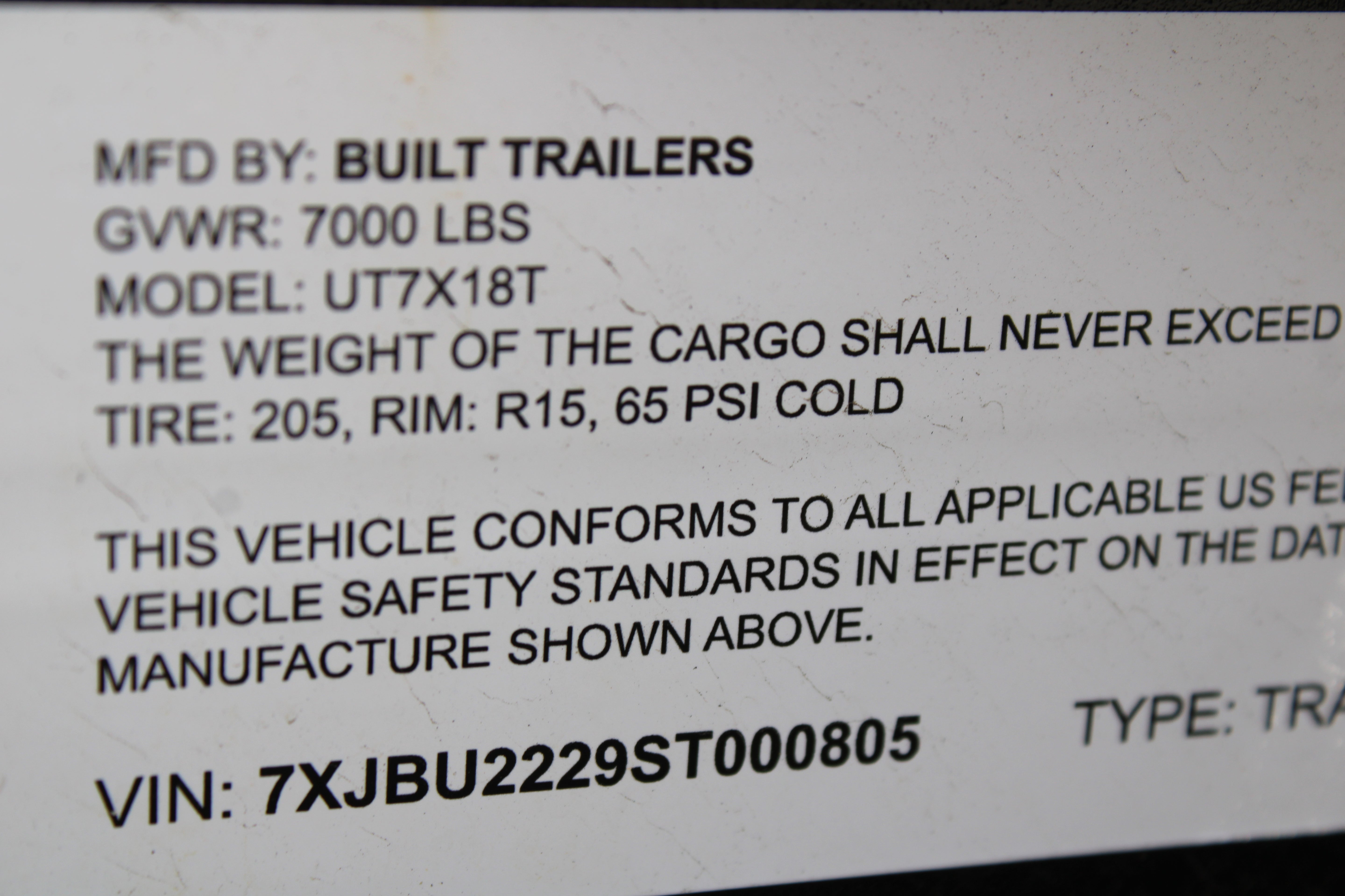 Used 18' Flatbed Trailer