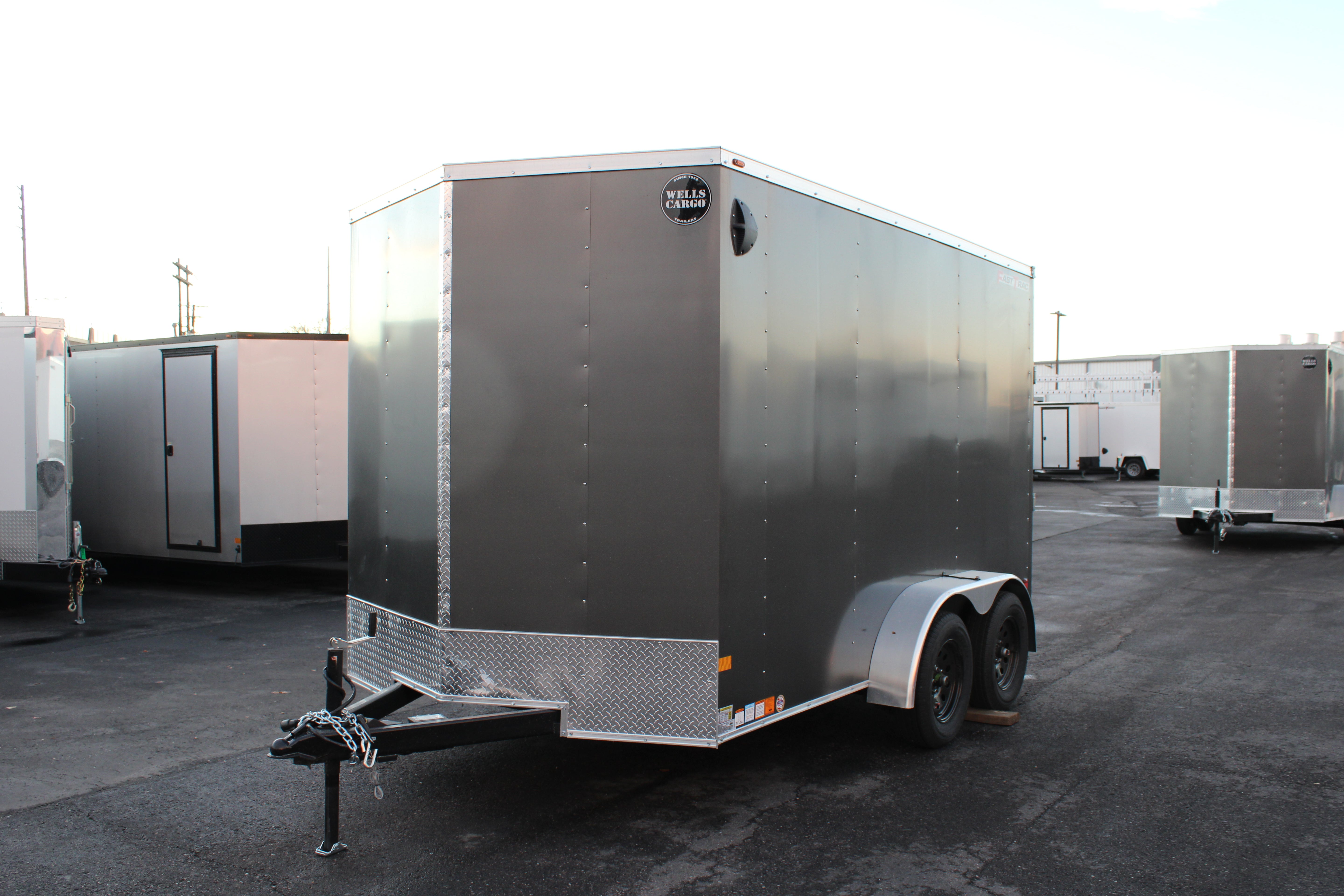 Wells Cargo 7 x 12 Deluxe Enclosed Trailer