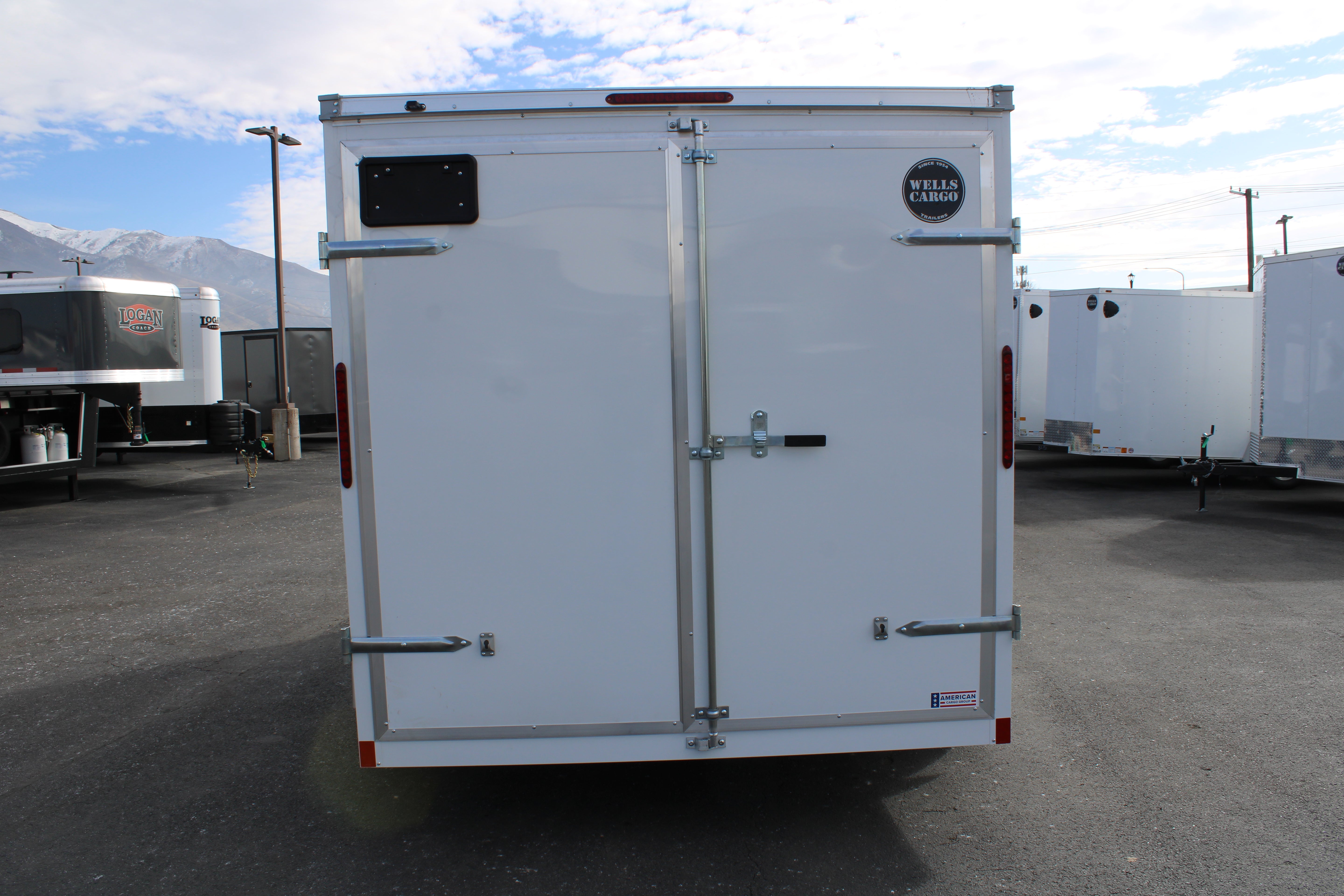 Wells 7x14 Cargo Enclosed Trailer W/ Barn Doors