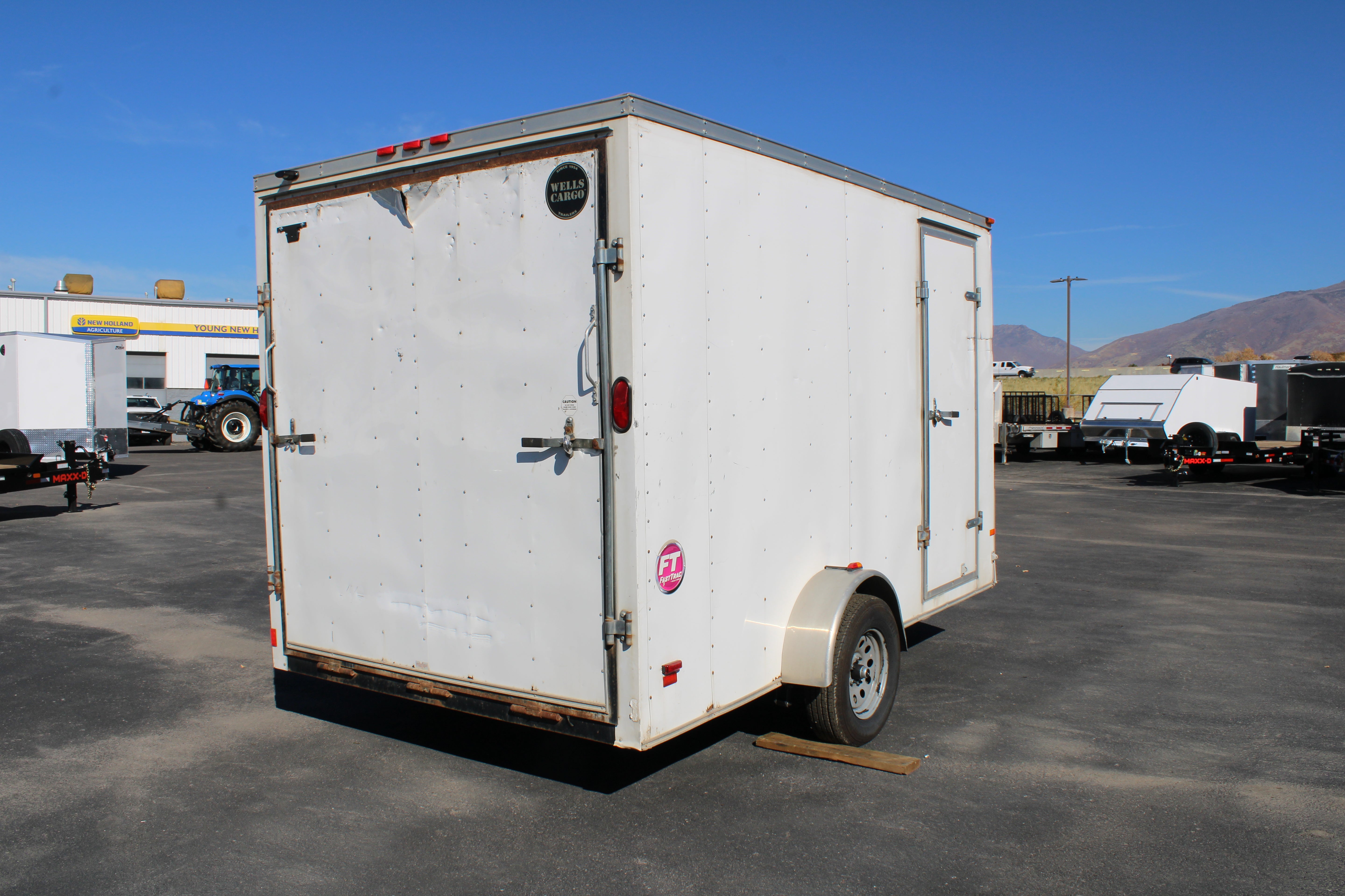 Wells Cargo 7 x 12 Deluxe Enclosed Trailer
