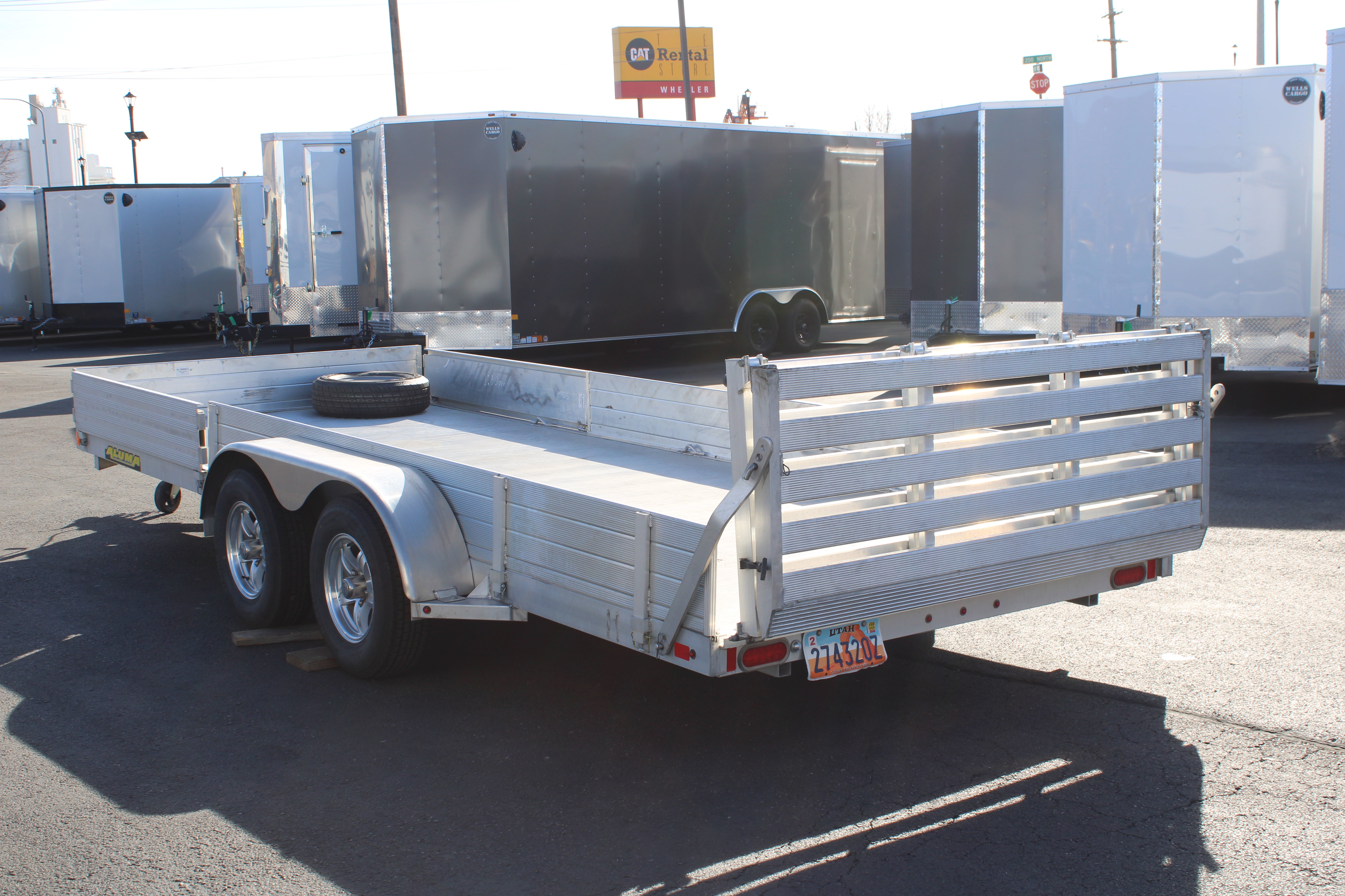 Used 18' Aluminum Utility Trailer