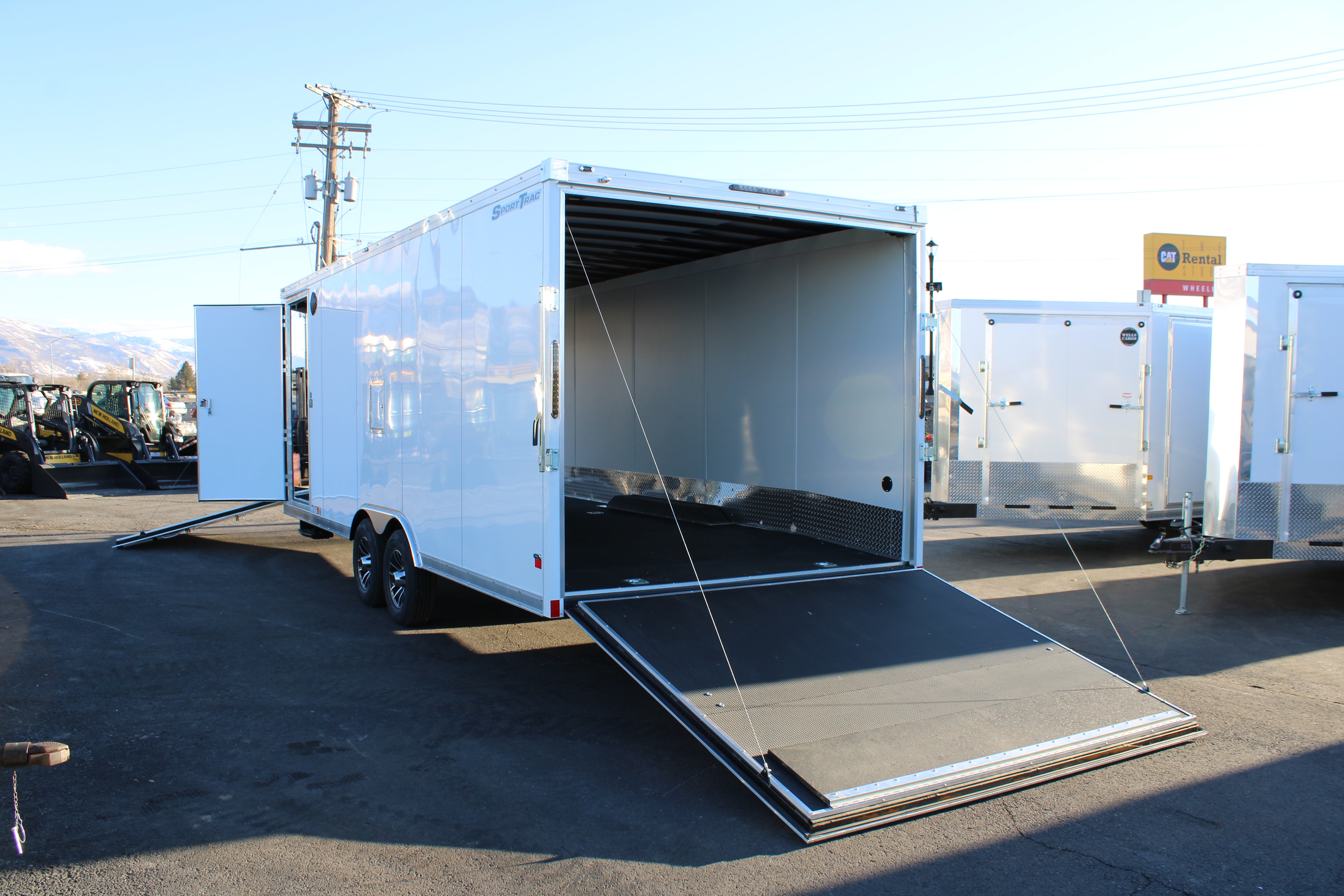 2025 Wells Cargo 8.5 x 28 Enclosed Snowmobile Trailer