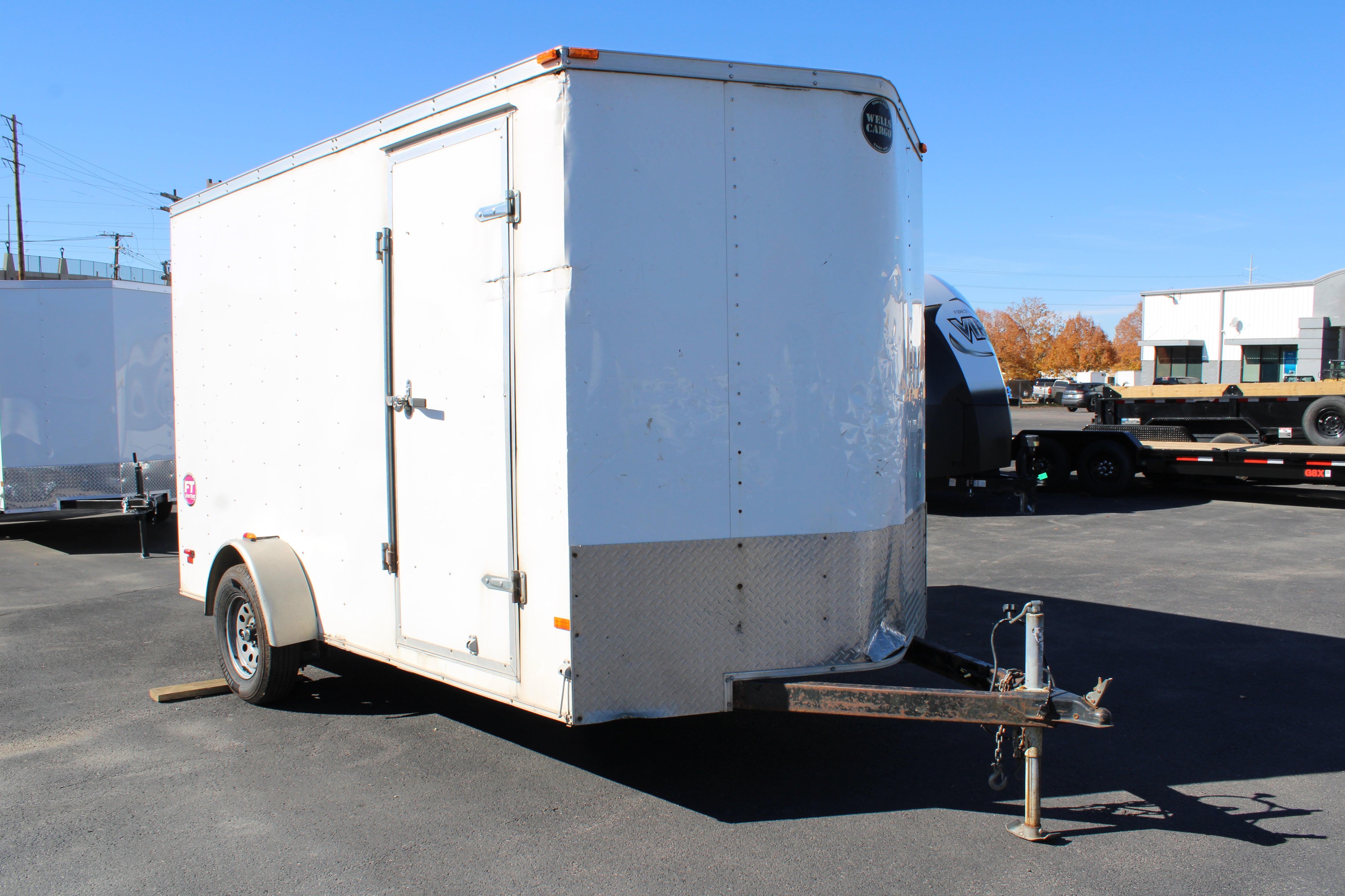 Wells Cargo 7 x 12 Deluxe Enclosed Trailer