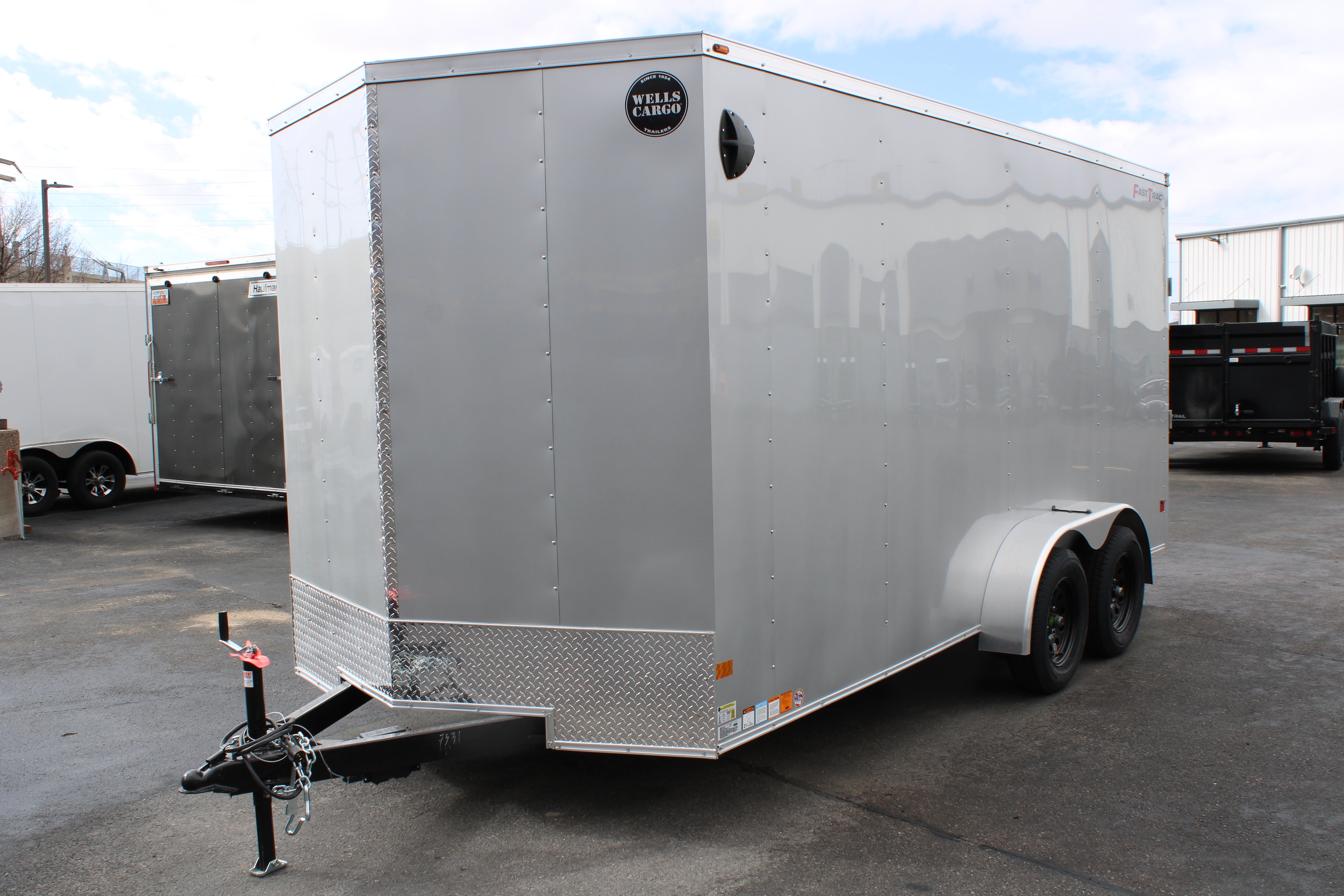 2025 Wells Cargo 7 x 16 Deluxe Enclosed Trailer